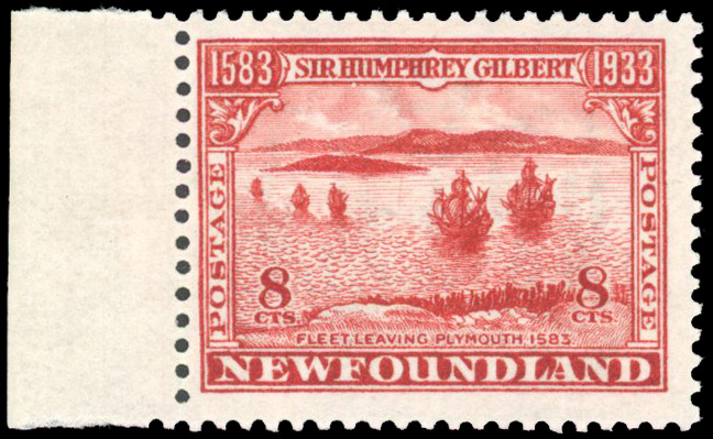 Newfoundland 1933 Gilbert 8c brownish red unmounted