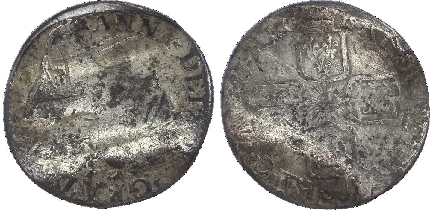 English Early Milled Silver Coins (various rulers and denominations including a shilling of King Charles II) (5).