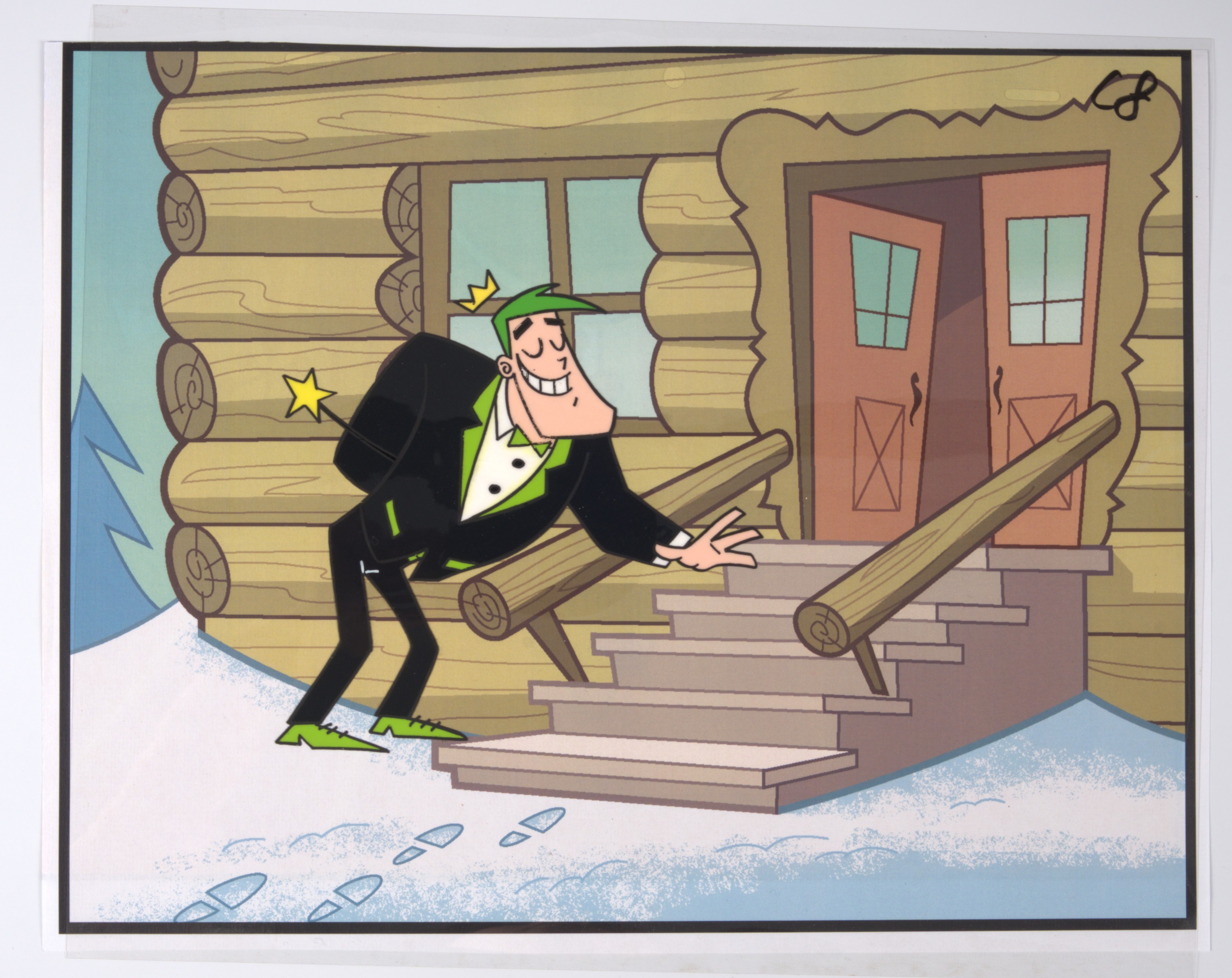 Fairly Odd Parents Original Cosmo Animation Cel (Nickelodeon, 2001-2017)