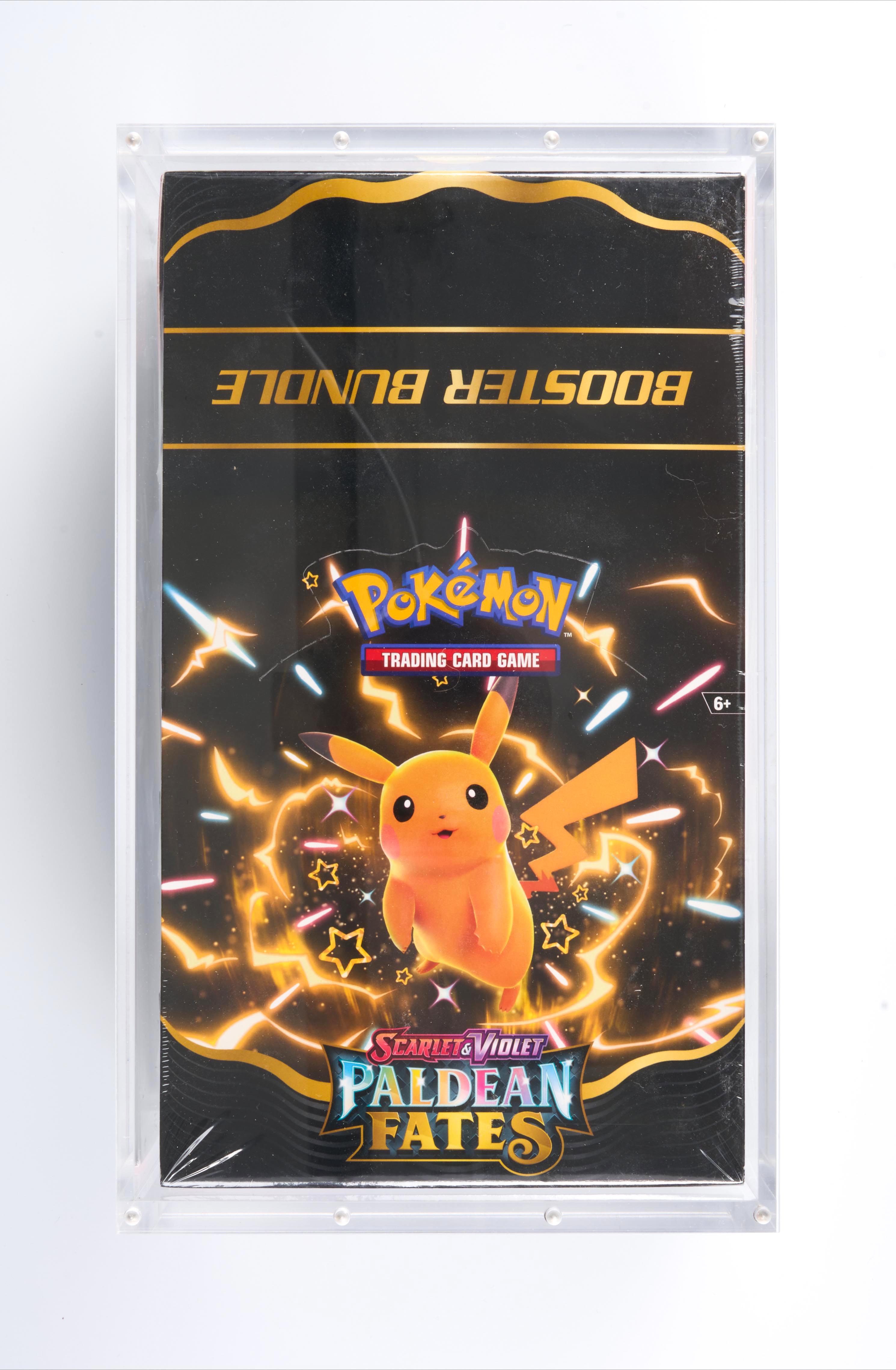 Scarlet & Violet Paldean Fates Booster Bundle Display Case - Factory Sealed with Acrylic Case