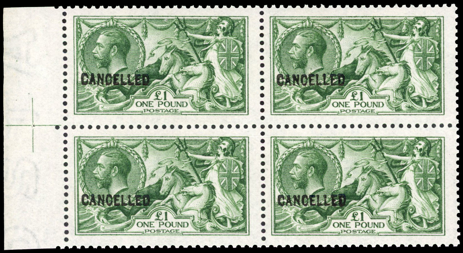 Great Britain SG 403var colour trial on Joynson Paper