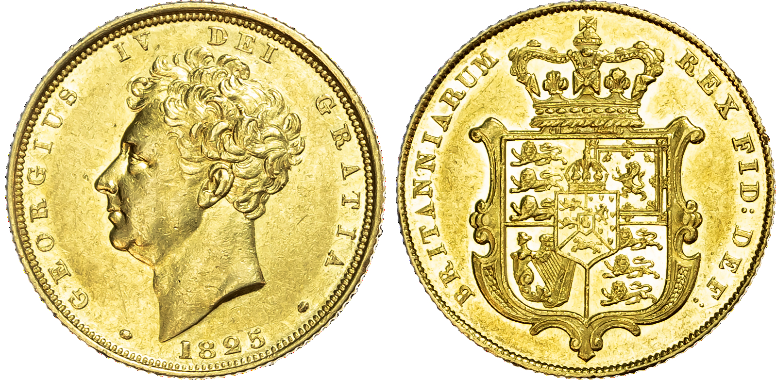 George IV (1820-30), Sovereign, 1825.