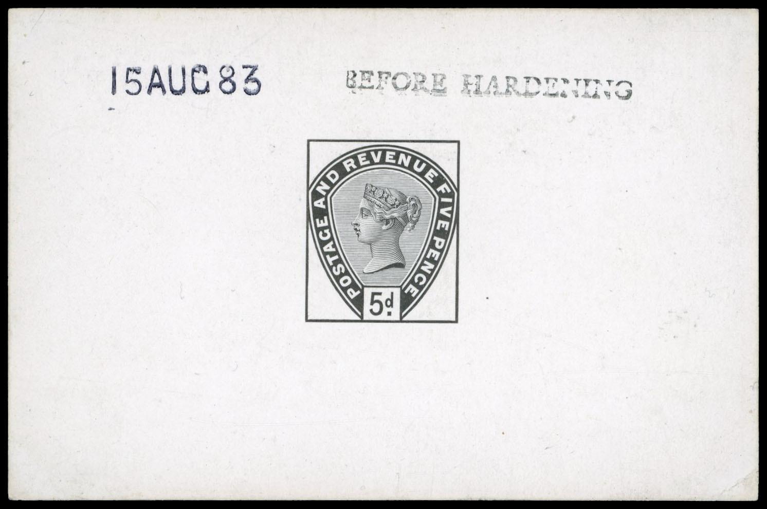 GB SG 193 1883-84 5d die proof