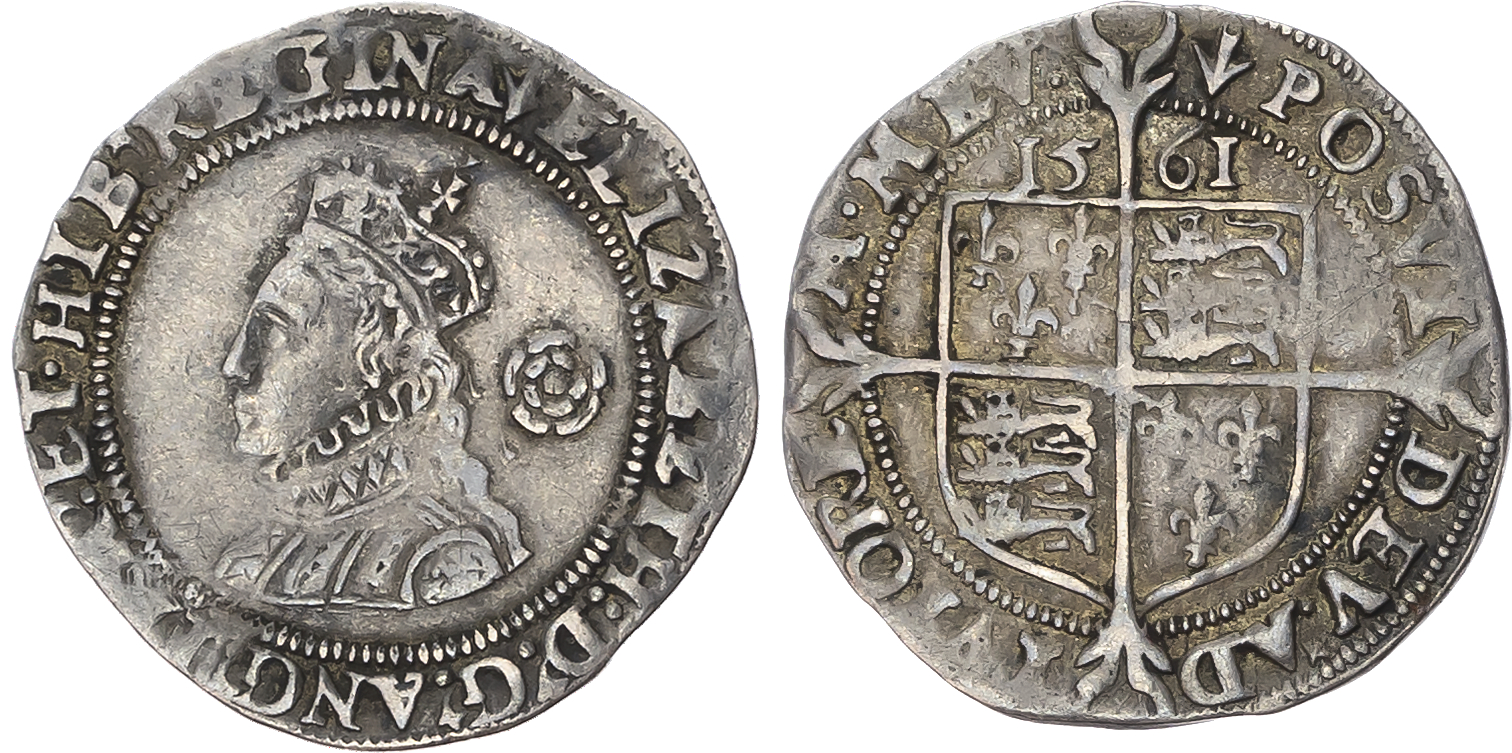 Elizabeth I (1558-1603), AR Threepence 1561, Third and Fourth issue. Tower (London) mint; mm: pheon.