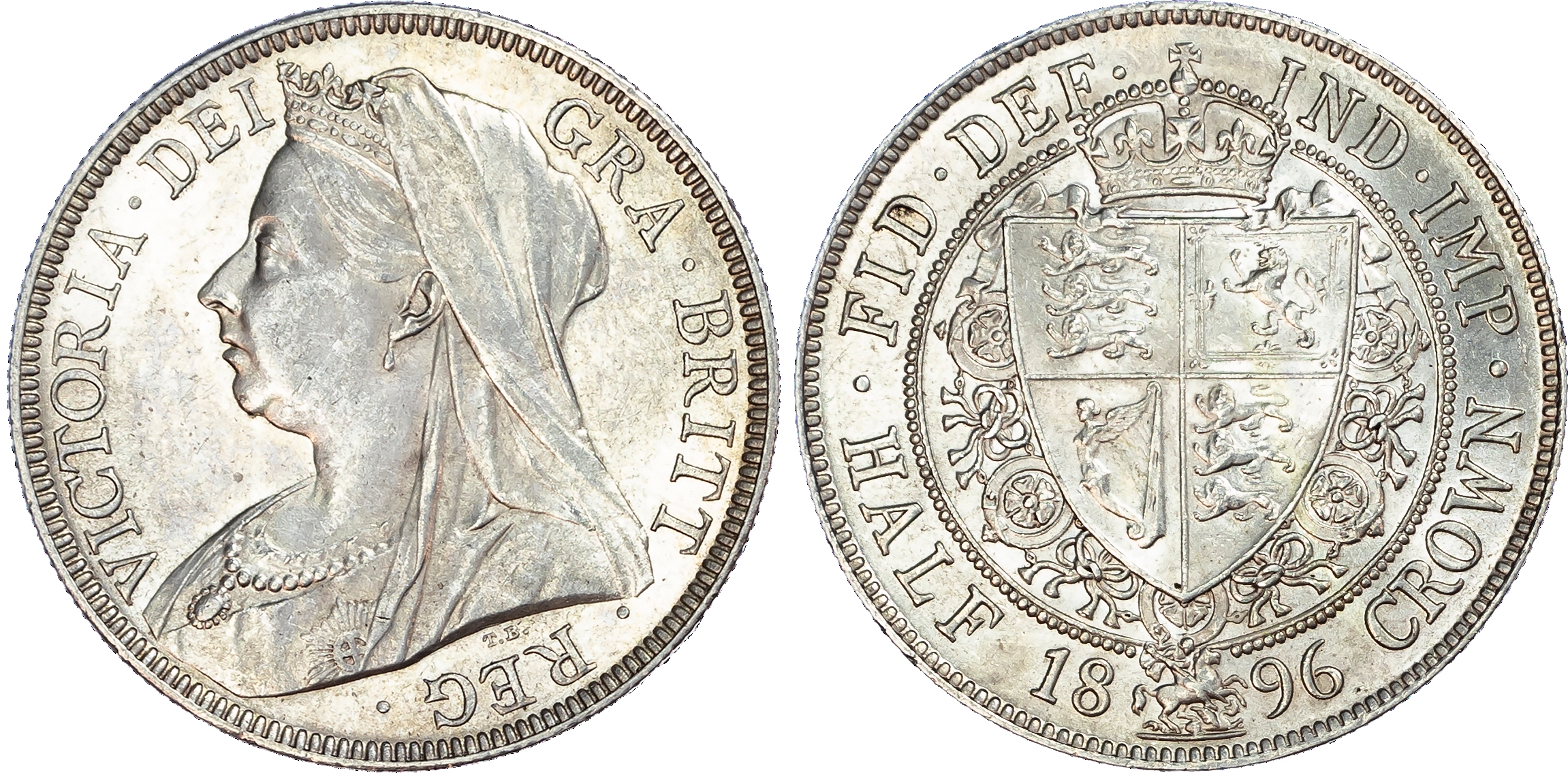 Victoria (1837-1901), Halfcrown, 1896