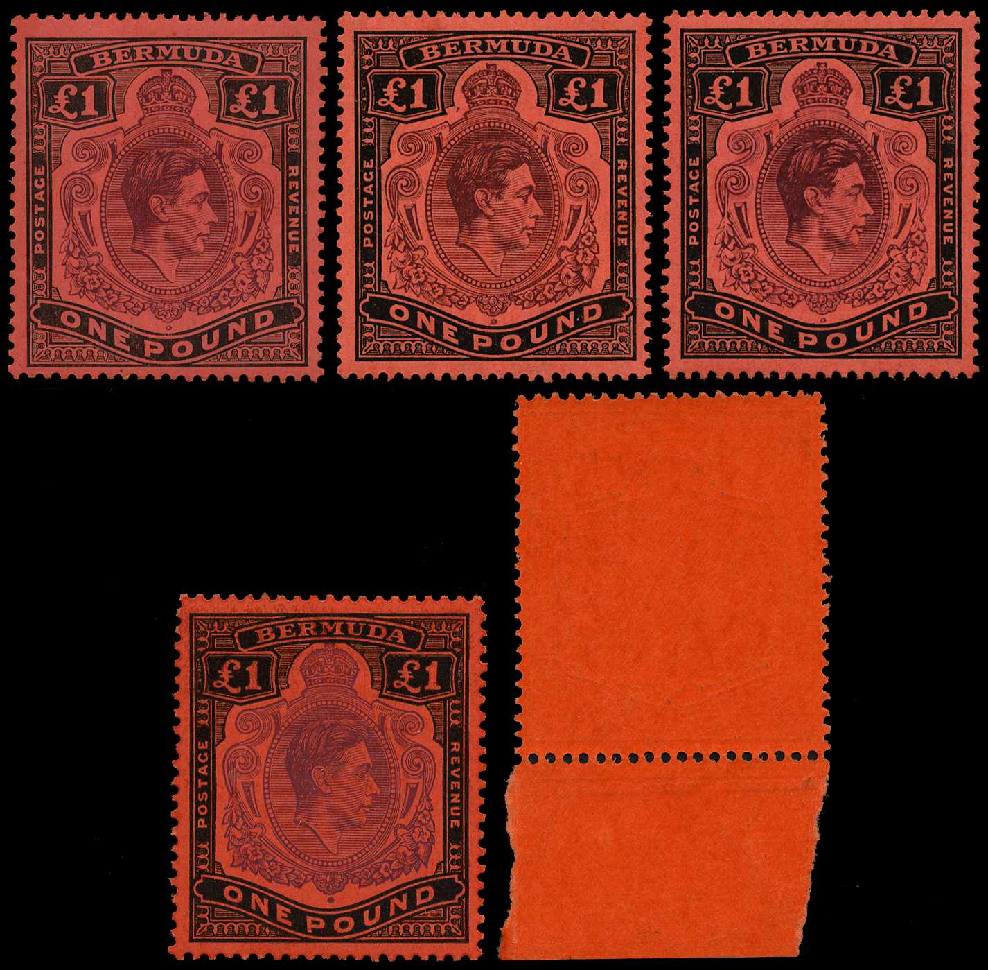 1938-52 £1 reference group per SG...