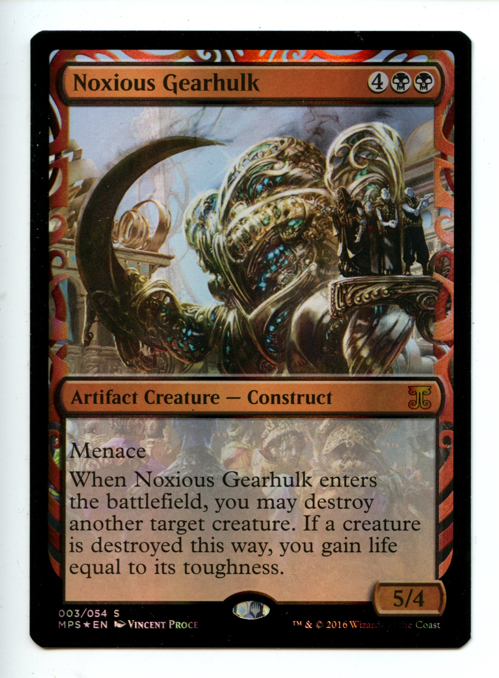 Magic the Gathering - Noxious Gearhulk - Kaladesh Inventions - Near Mint