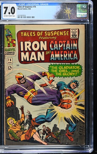 Tales of Suspense #76 CGC 7.0 1st appearance of Ultimo in cameo (Marvel Comics, 1966) Off-white to white pages