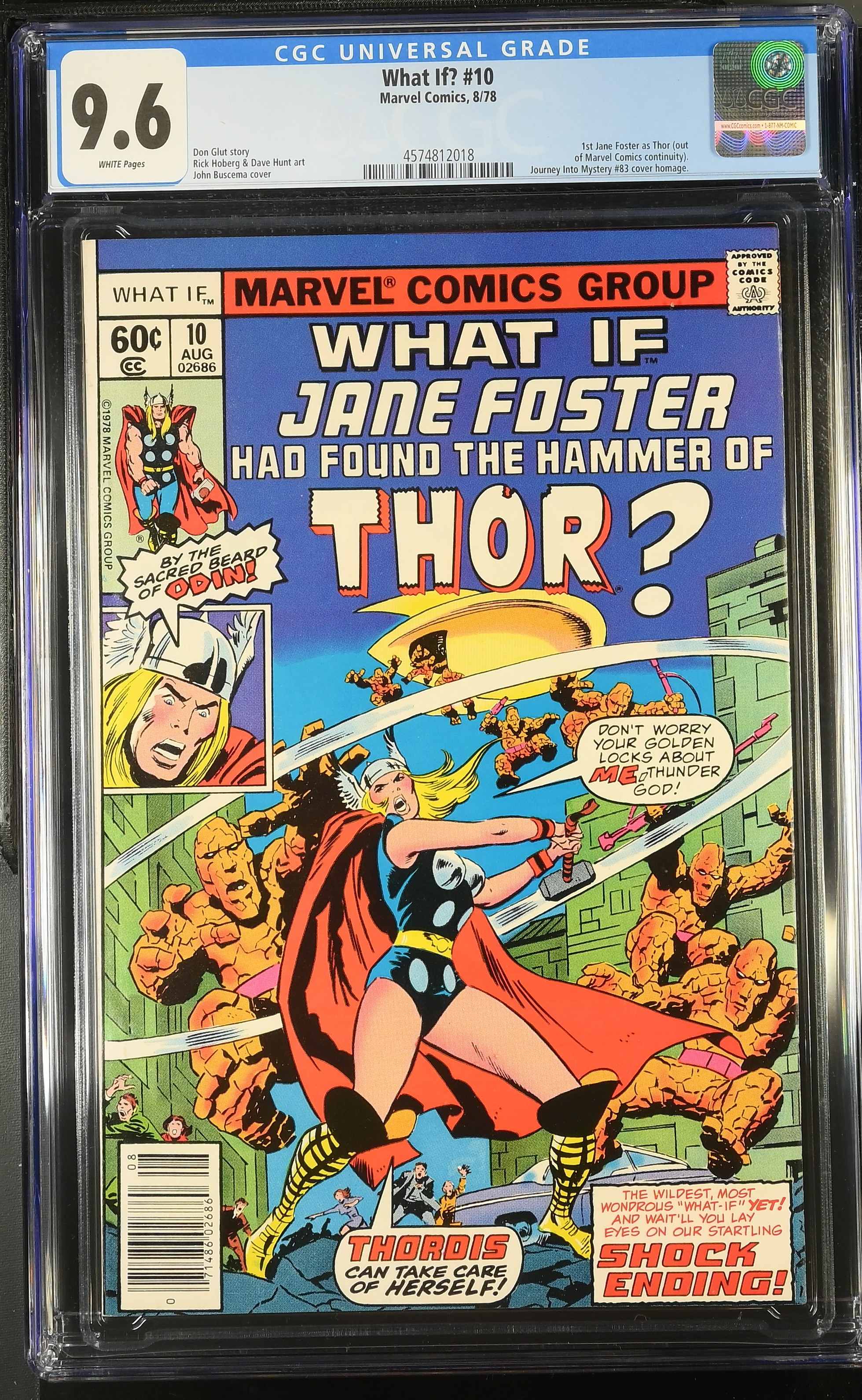 What If #10 (Marvel Comics 1978) CGC 9.6 Jane Foster