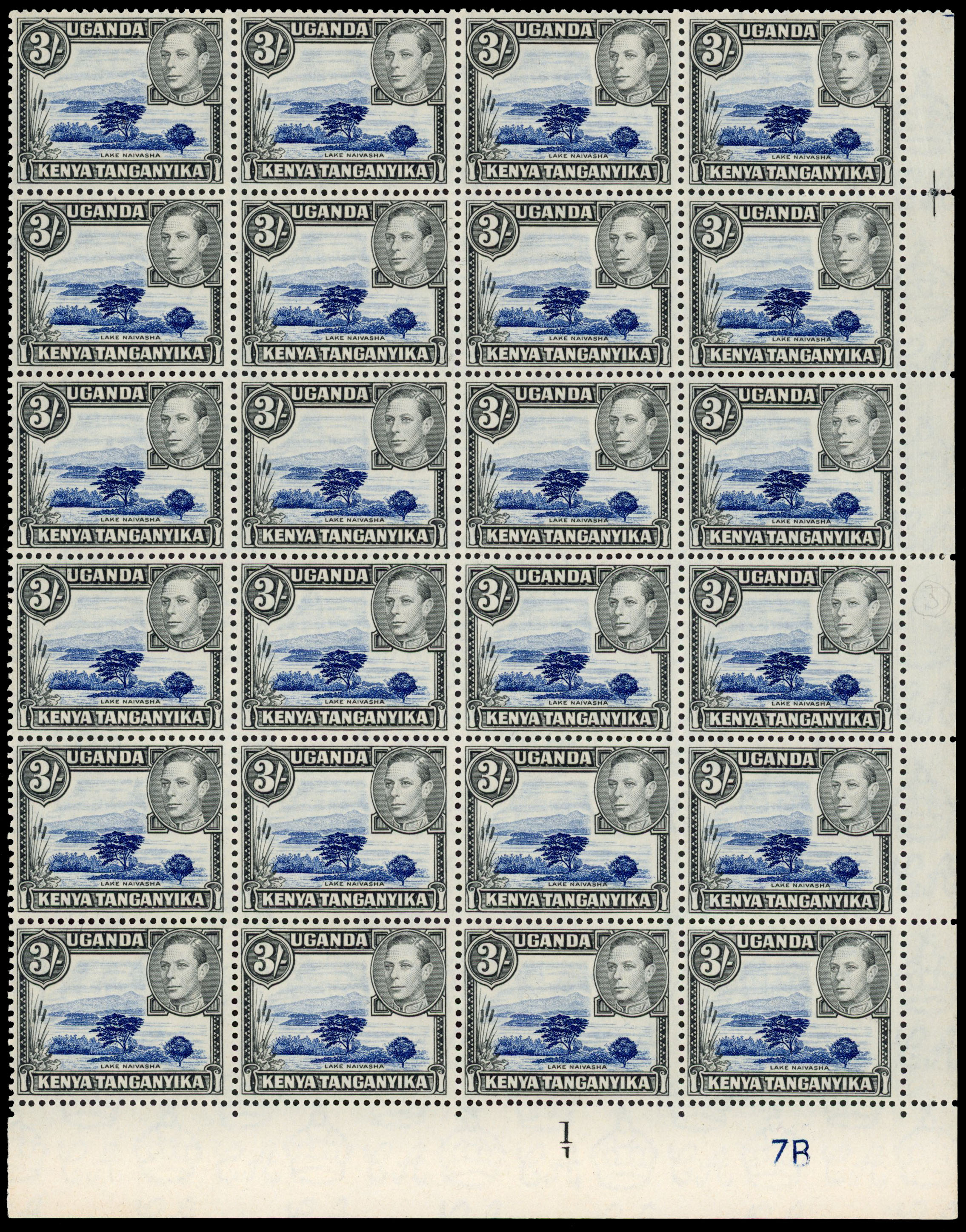 KUT SG 147ab block mint