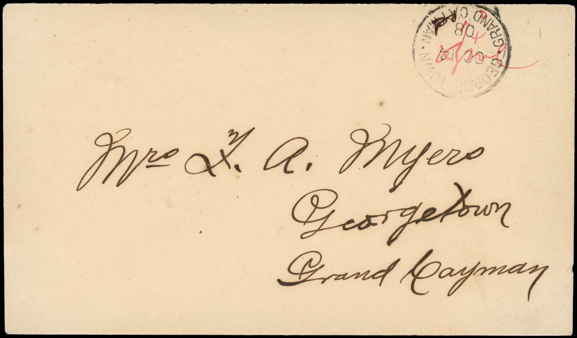 1908 (14 October) Three covers all...