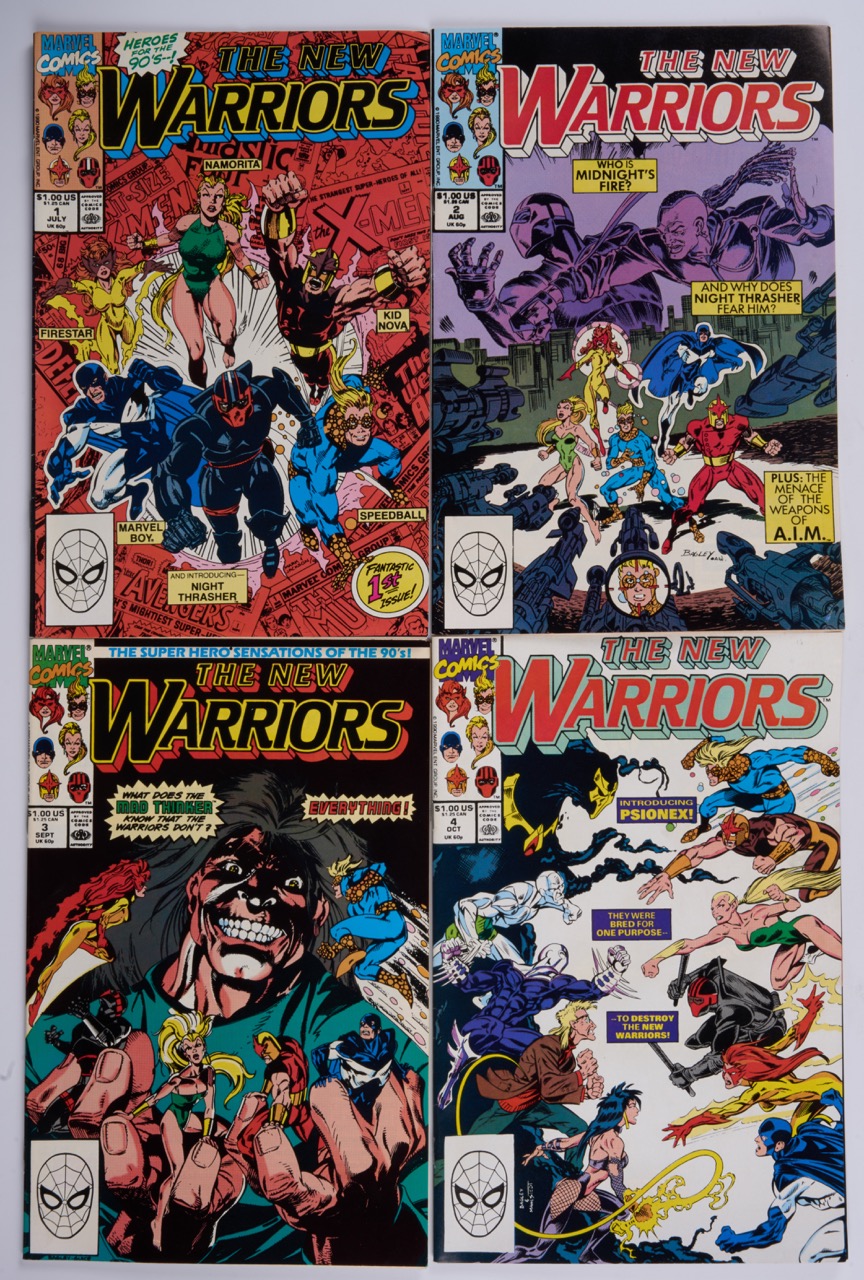 New Warriors & Night Thrasher (Marvel Comics, 1990-1994) Bundle of 69 Issues