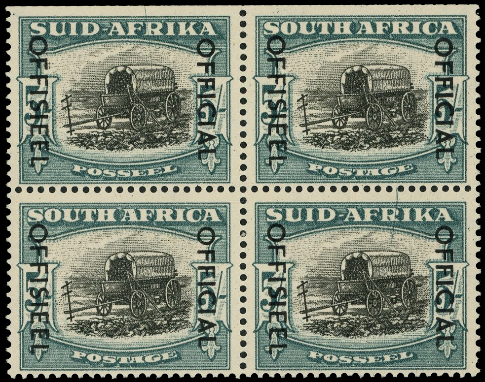 South Africa SG O50 block mint