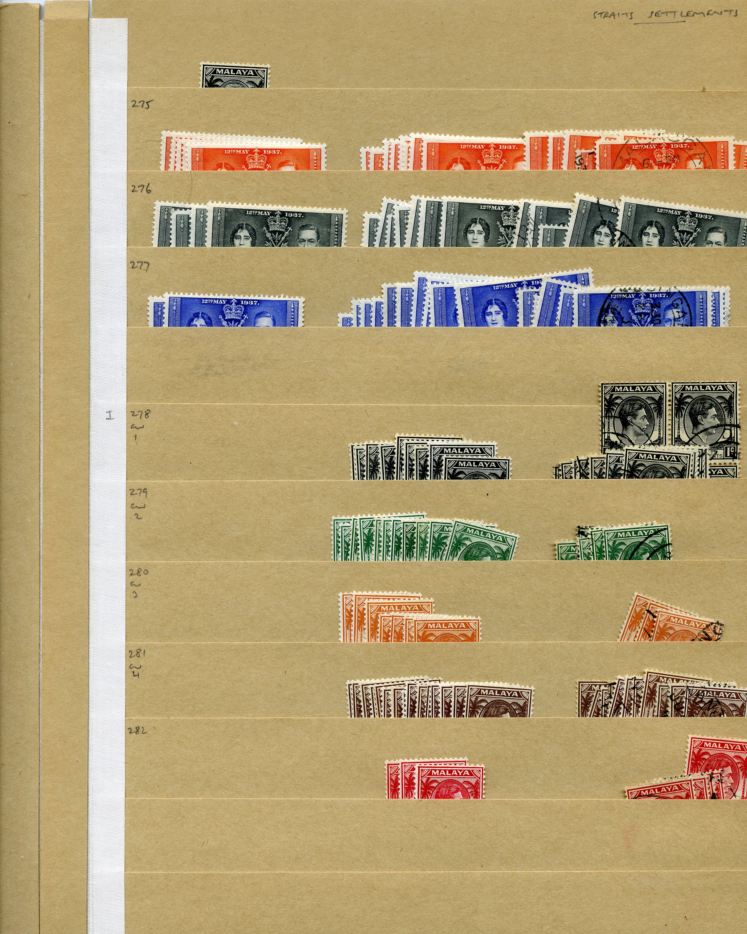 KG VI stock on manila stocksheets, a...