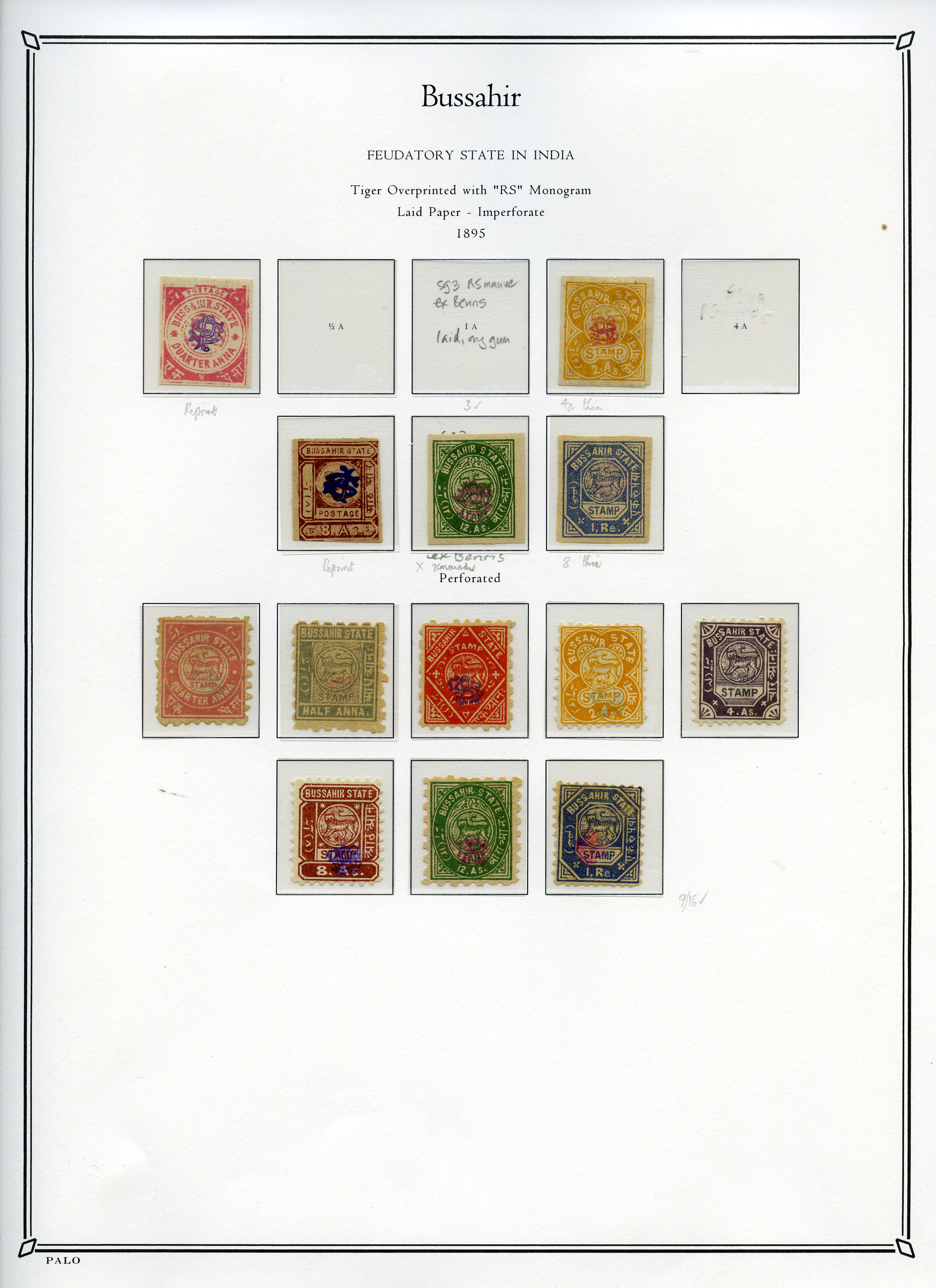 1895-1901 mint and used collection on pages,...