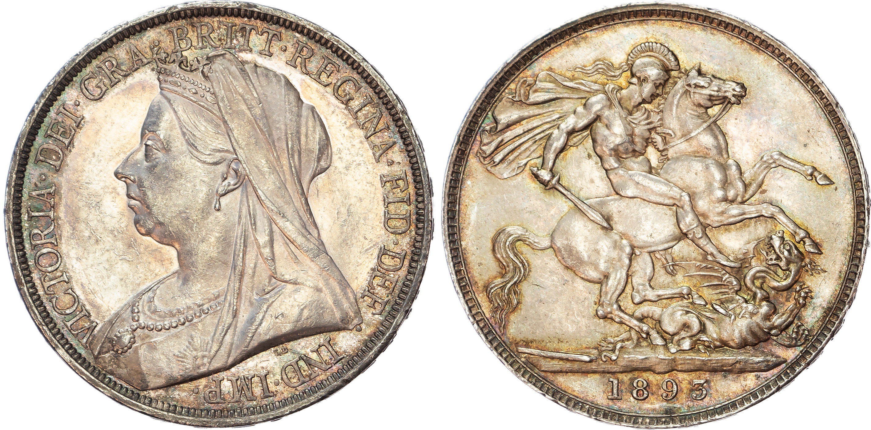 Victoria (1837-1901), Crown, 1893, LVI.