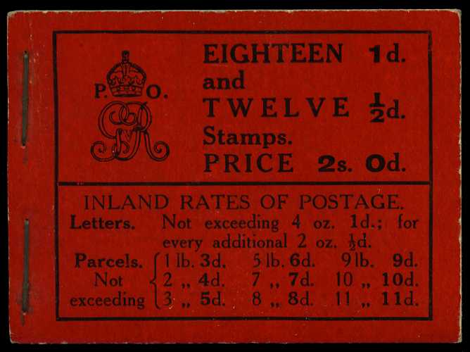 1912 (September) 2/- booklet (#13), now...