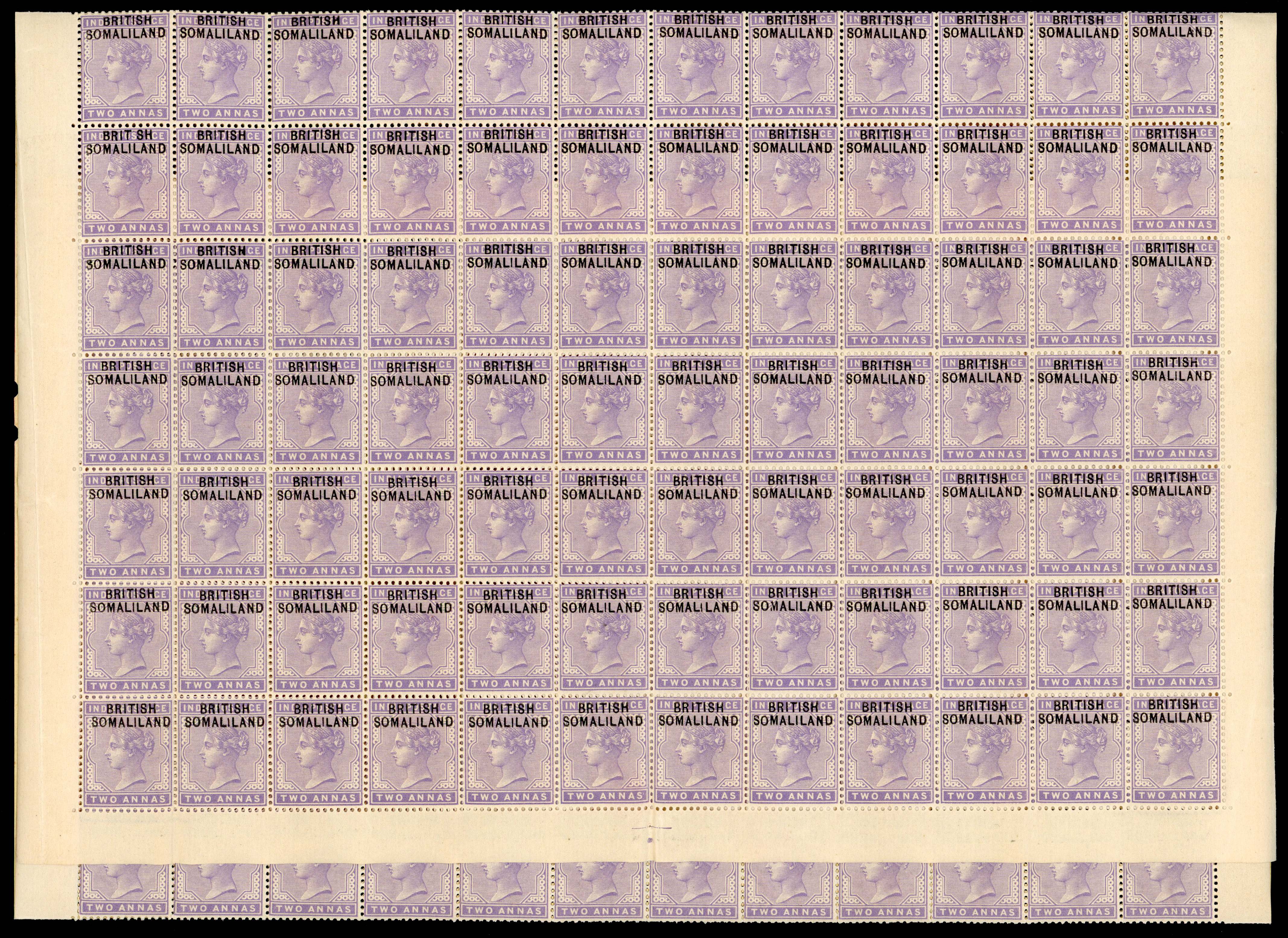 Somaliland SG 3, a, b sheet mint