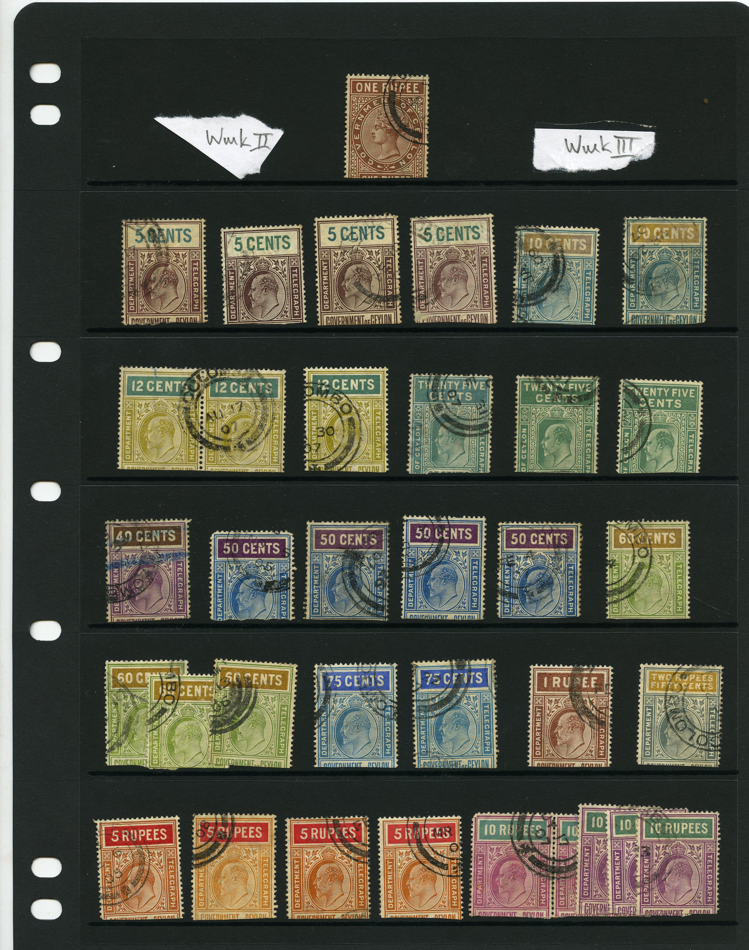 1910 20ct - 60ct mint pairs (the 20ct on 25ct...