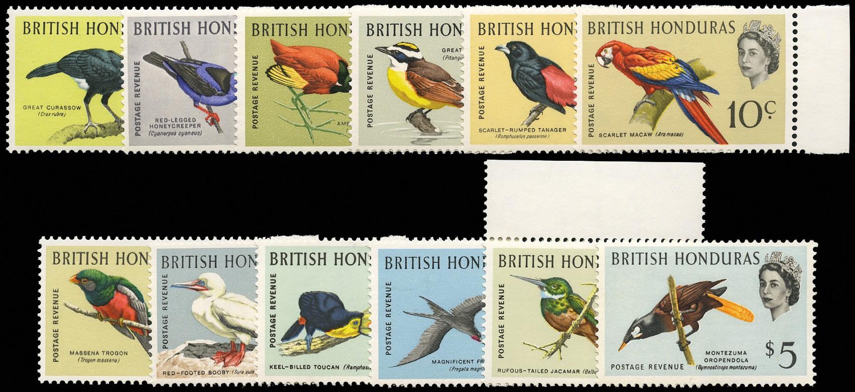 1962 Birds set of 12 to $5, unmounted...
