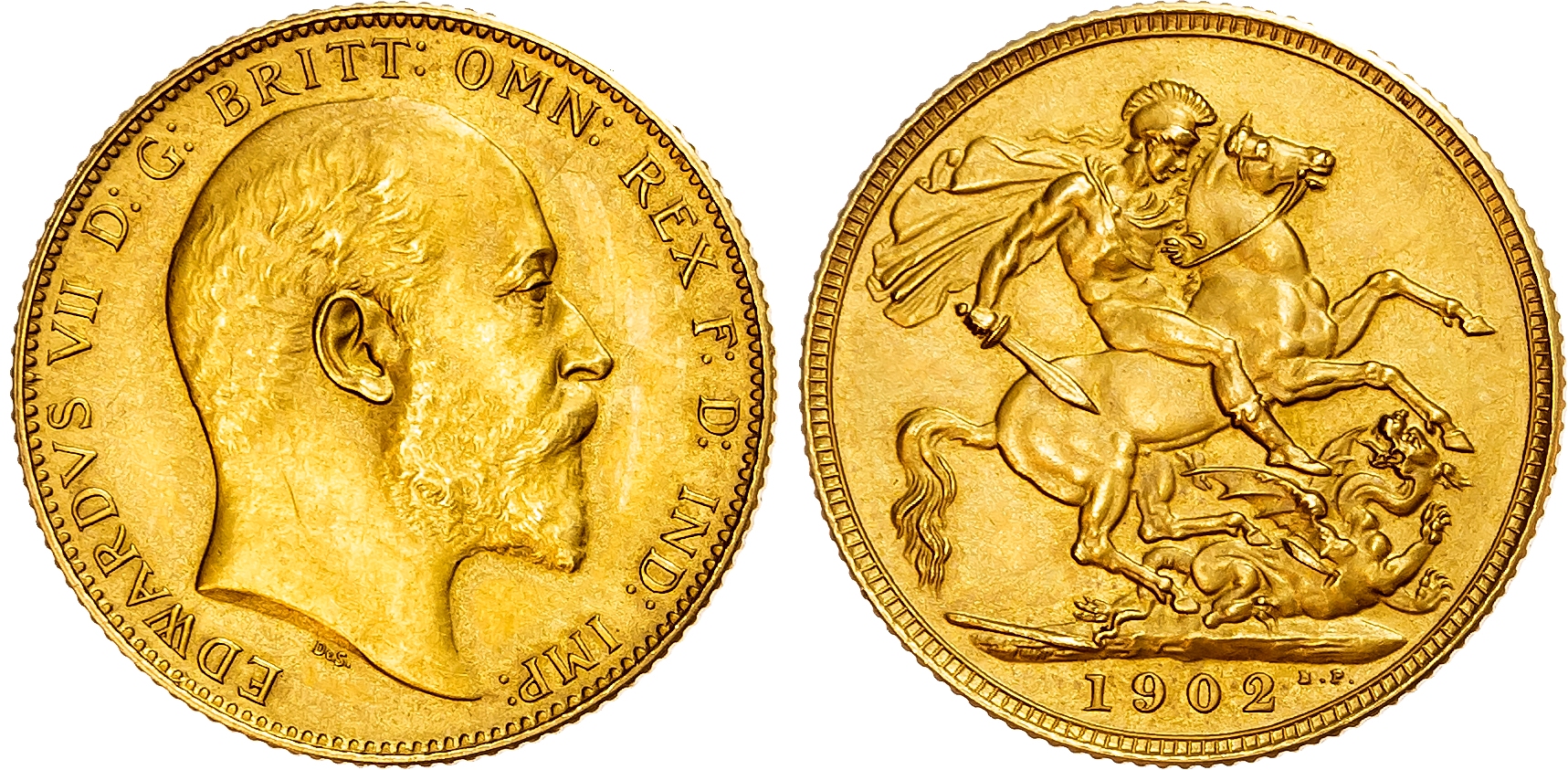 1902 Edward VII Matt Proof Sovereign