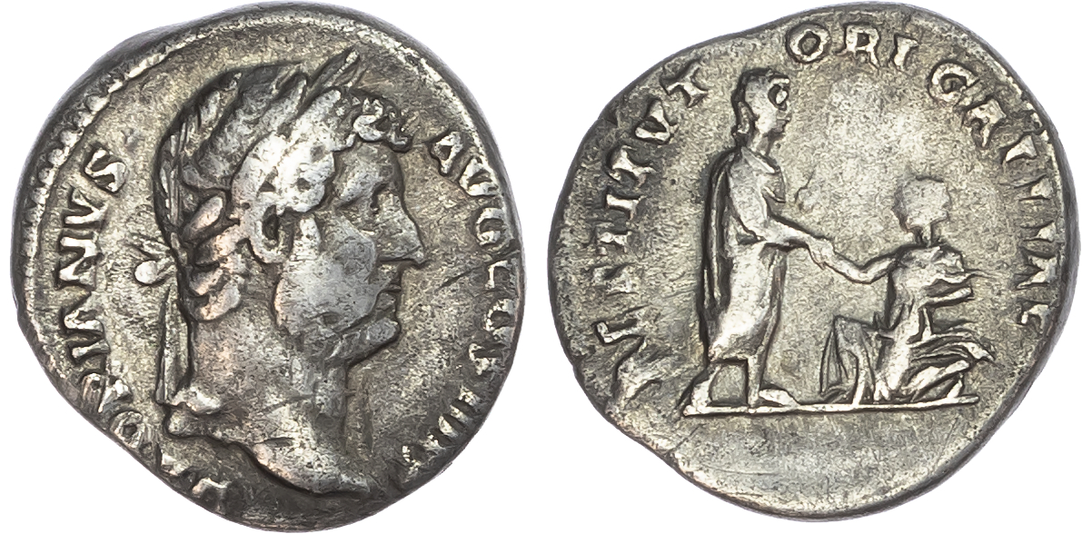 Hadrian (AD 117-138) AR Denarius, ‘Travels Series’, mint of Rome, AD 130-133, 3.23g.