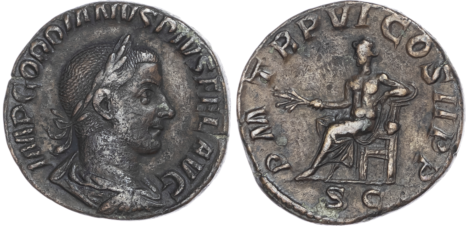 Gordian III (AD 238-244) AE Sestertius, Rome, 19.19g. 