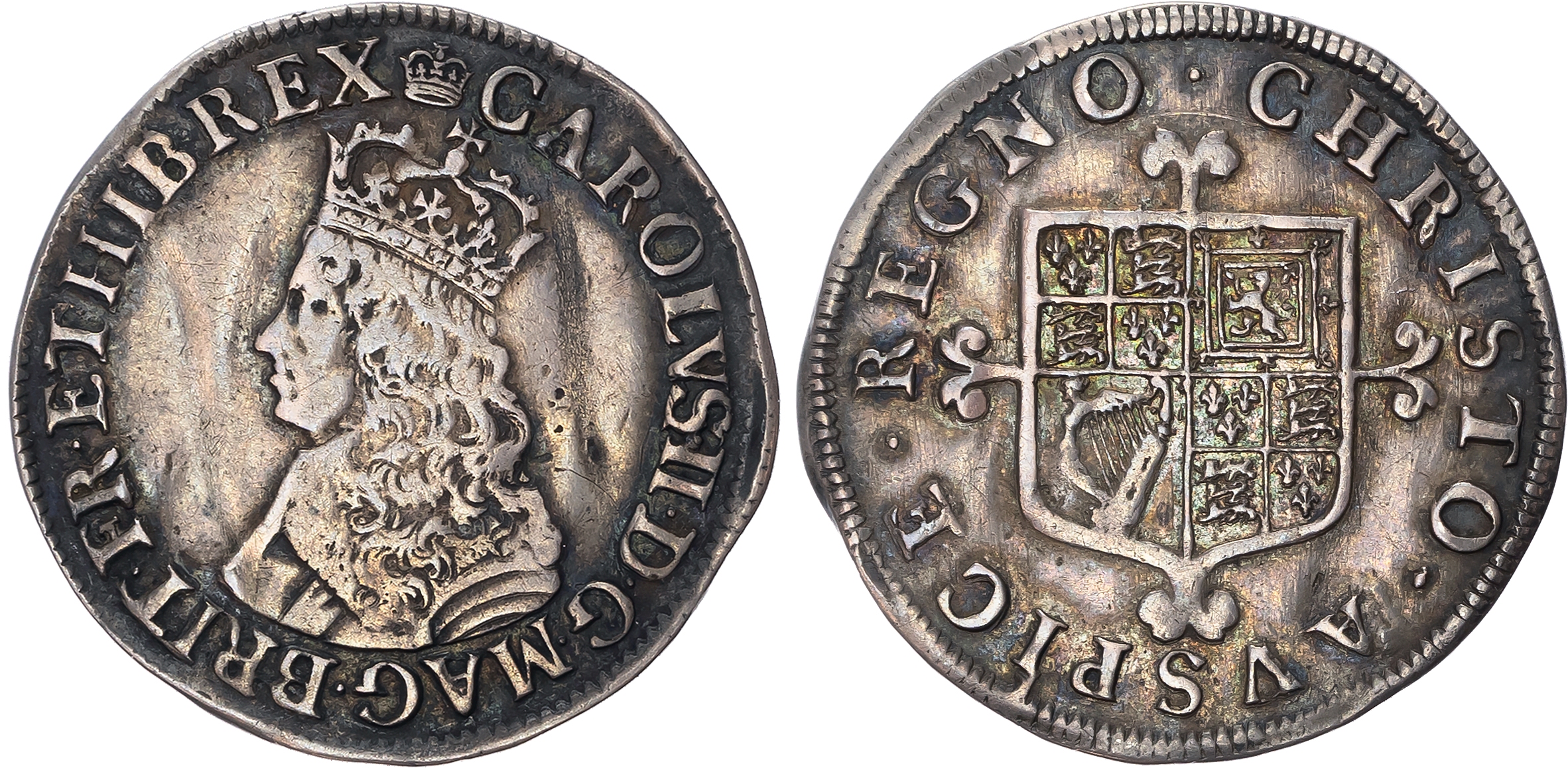 Charles II (1660-1685), AR Shilling, First hammered issue. London mint; mm : crown - struck November 1660 to October 166…