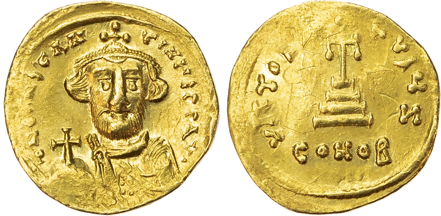Constans II (AD 641-668) AV Solidus, Constantinople, AD 644-646, 4.24g.