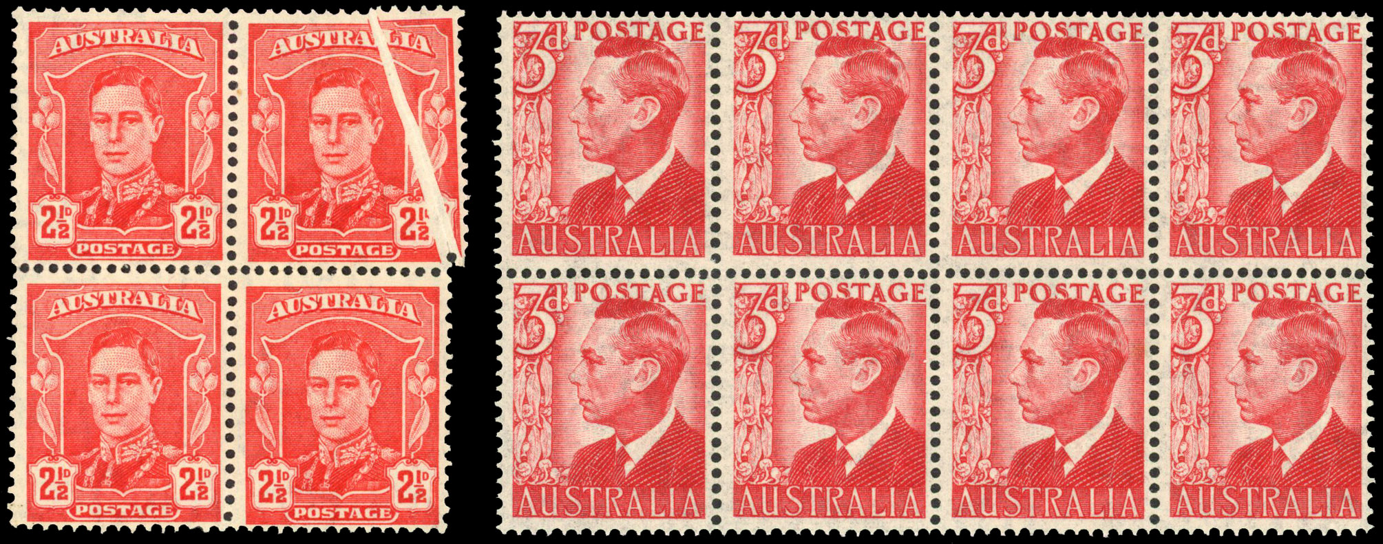 Australia SG 235 var block mint