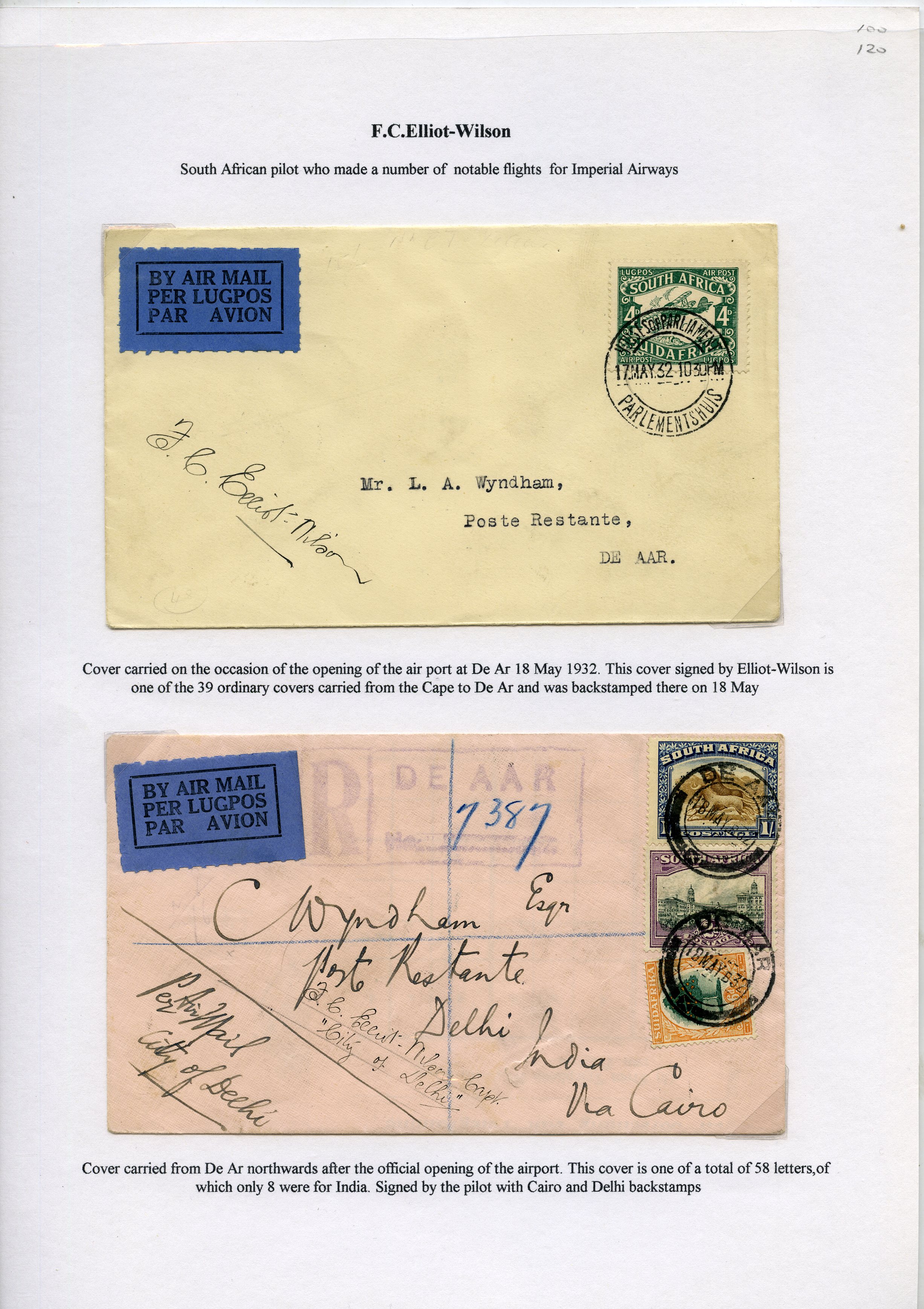 AUSTRALIAN FLIGHT COVERS: Collection of F....