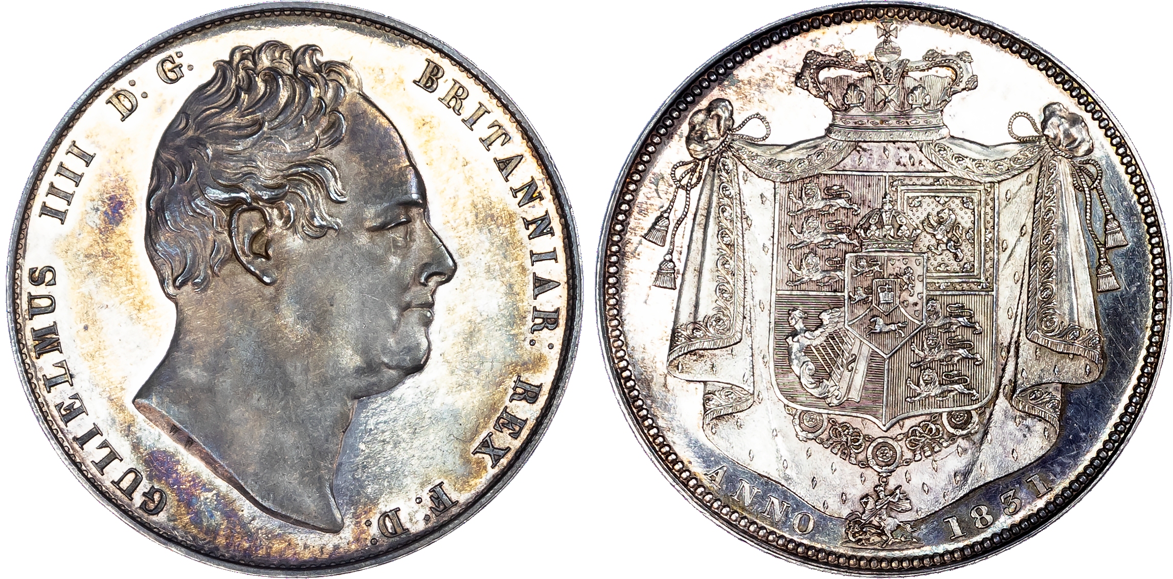 William IV (1830-1837), Proof Halfcrown, 1831