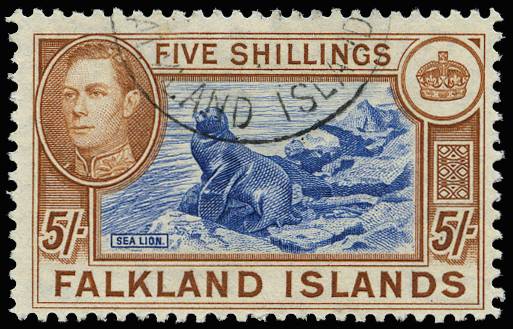 Falkland Islands SG161d used