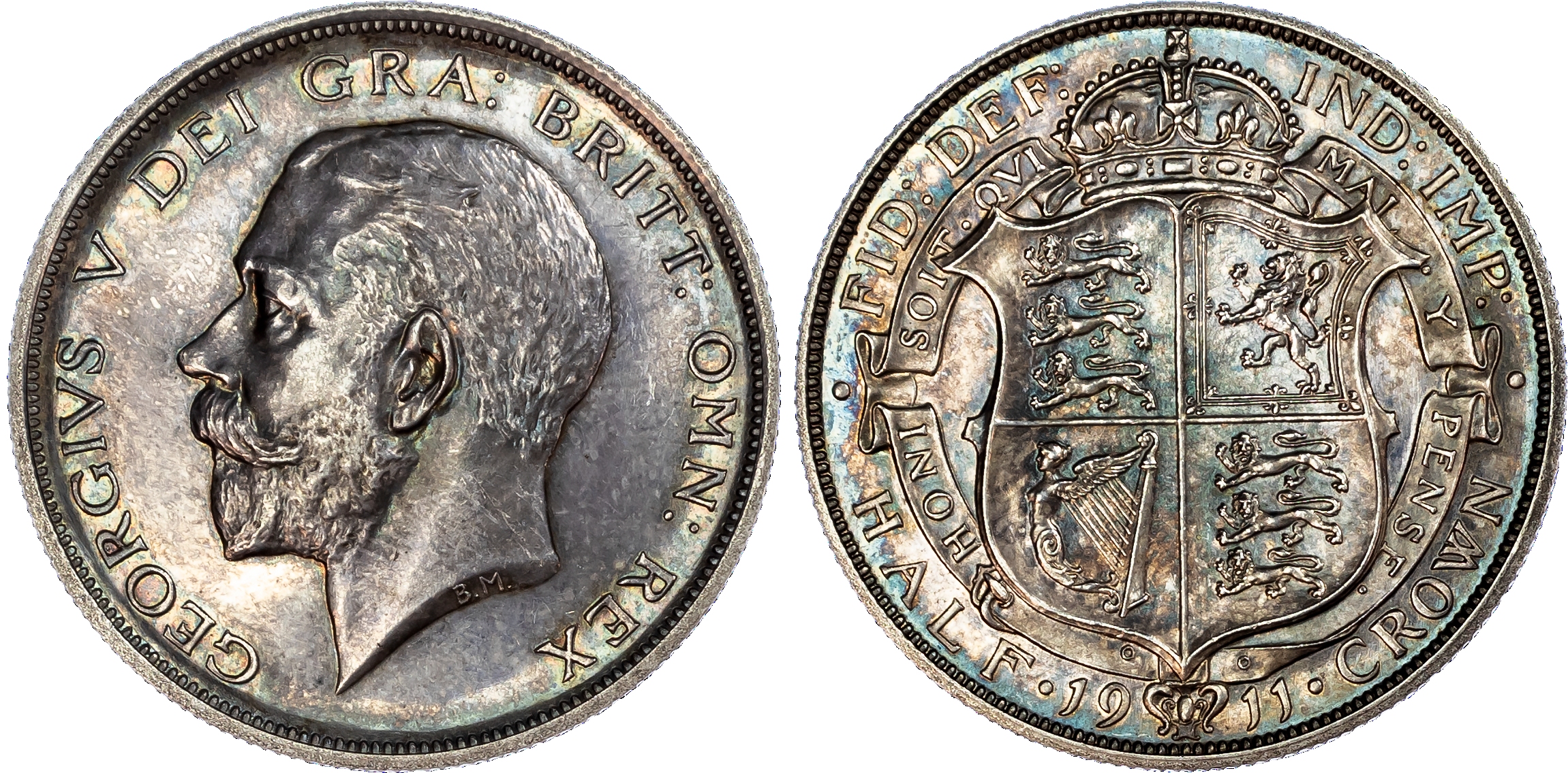 George V (1910-36), Proof Halfcrown, 1911