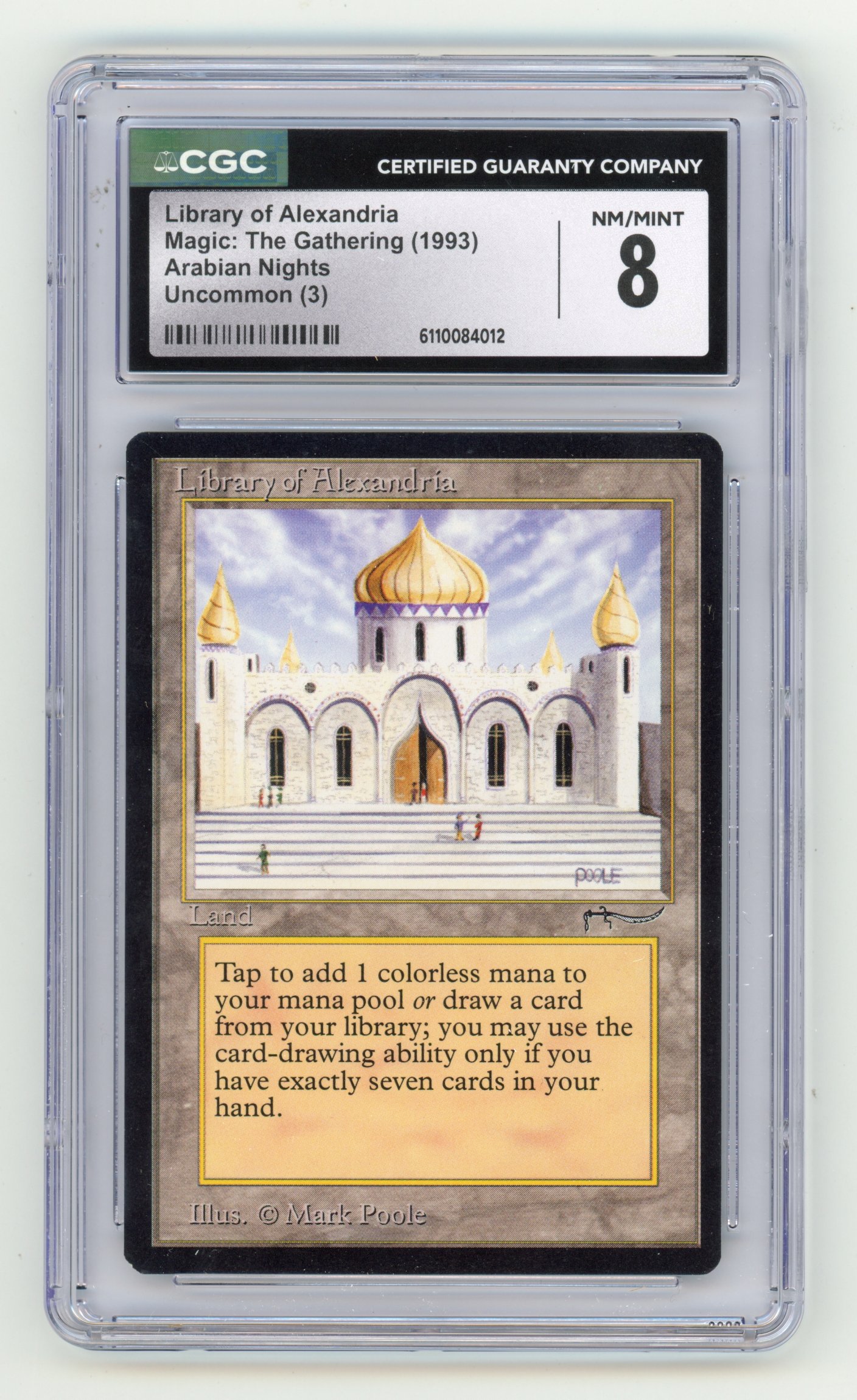 CGC 8 Library of Alexandria - Arabian Nights