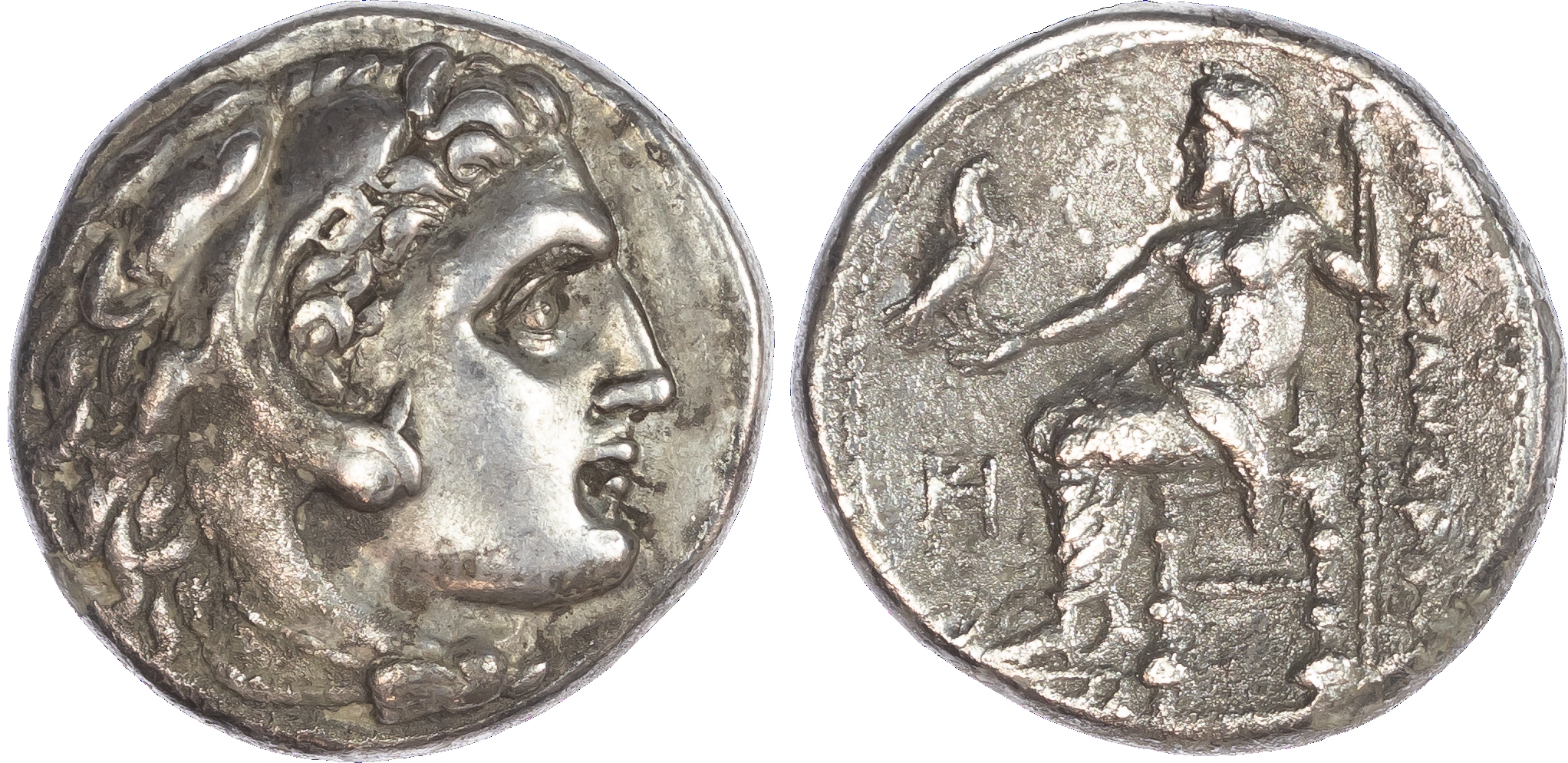 Kingdom of Macedon, Alexander the Great (336-323 BC) AR Tetradrachm, posthumous issue, mint of Miletos, c. 323-319 BC,