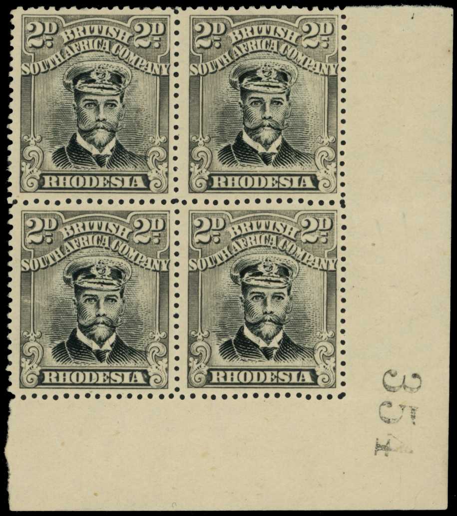 1918-21 2d Head Die IIIB, perf 15, toned...