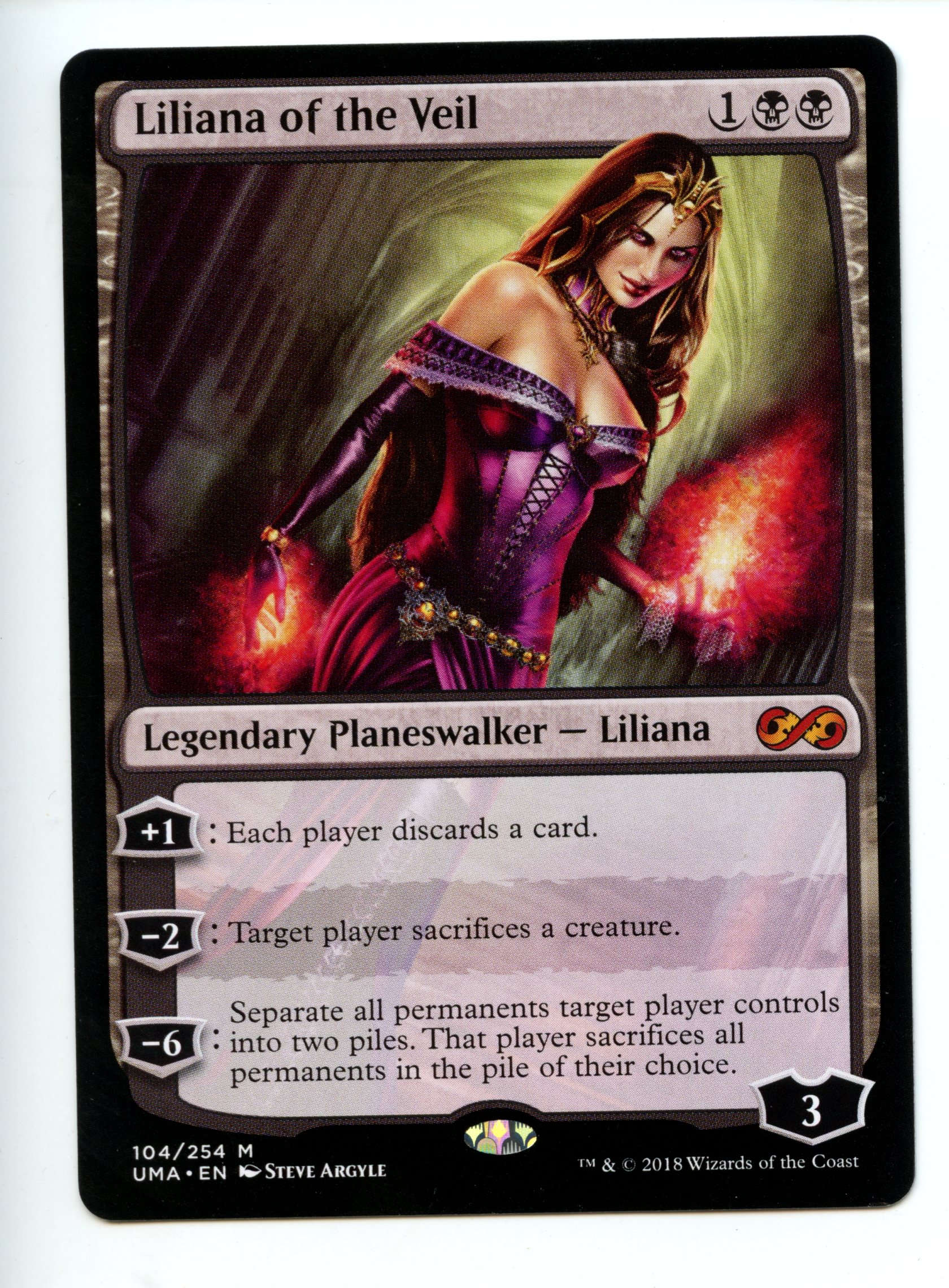 Magic the Gathering - Liliana of the Veil  - Ultimate Masters - Near Mint