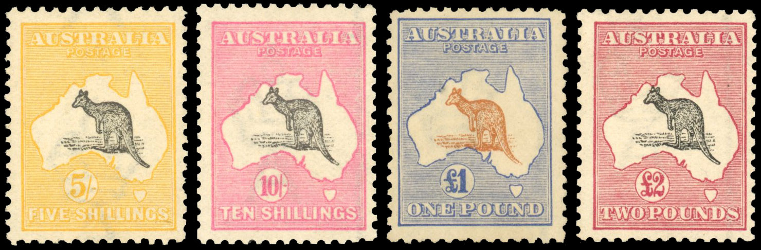 Australia 1913-90 mint collection housed in two albums with Roos high values