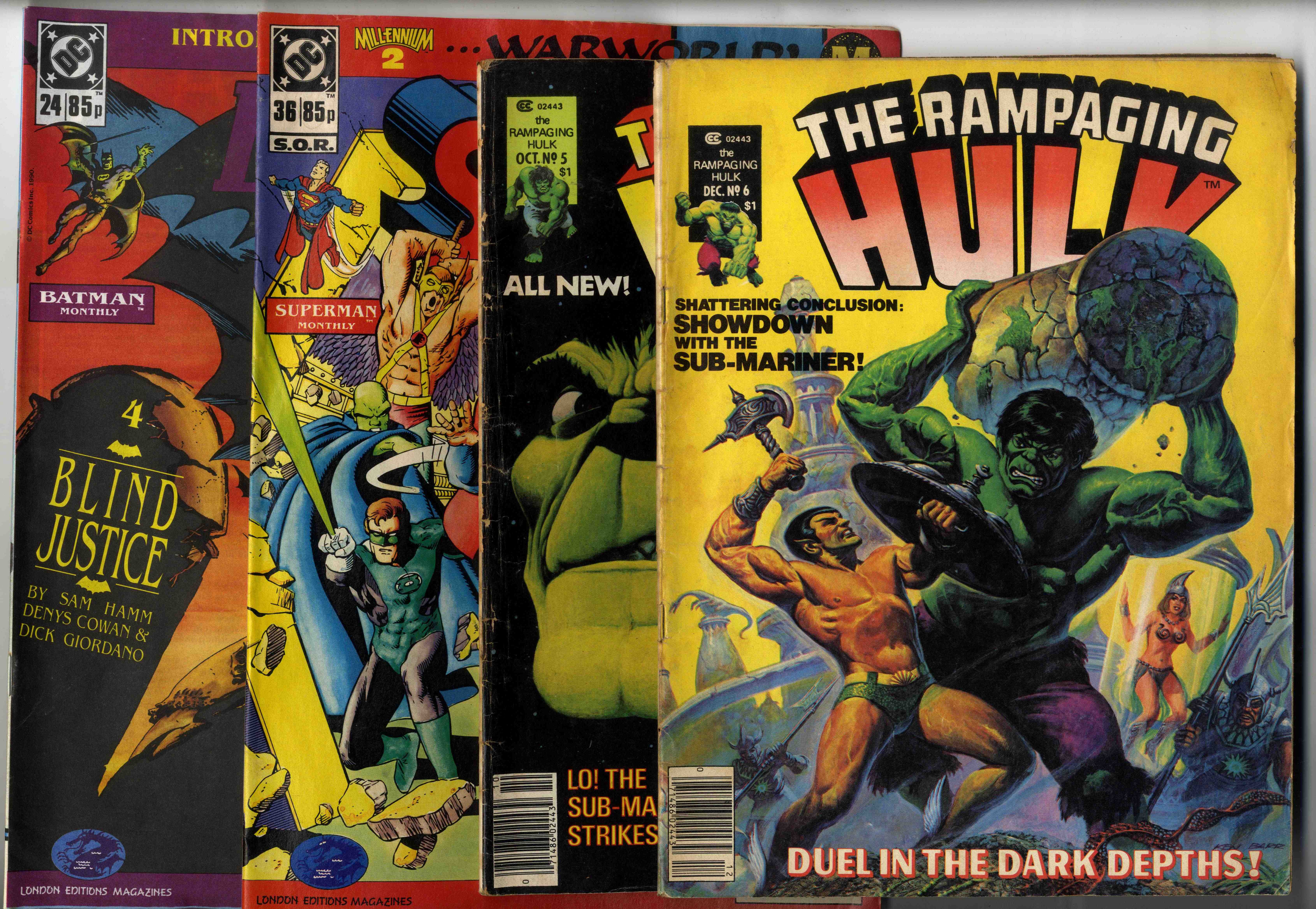 British Marvel Magazines (Marvel Comics, 1973-1990) Bundle of 16
