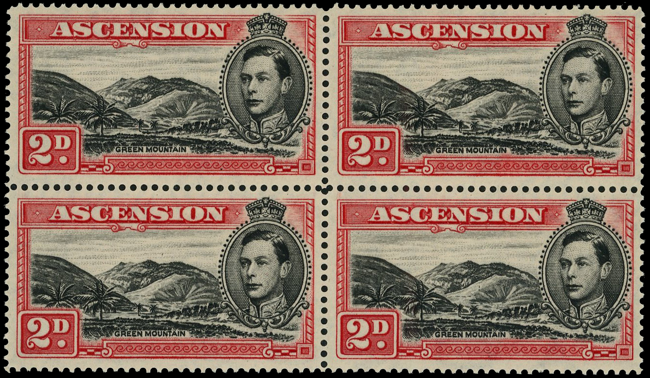 Ascension SG 41ca block mint