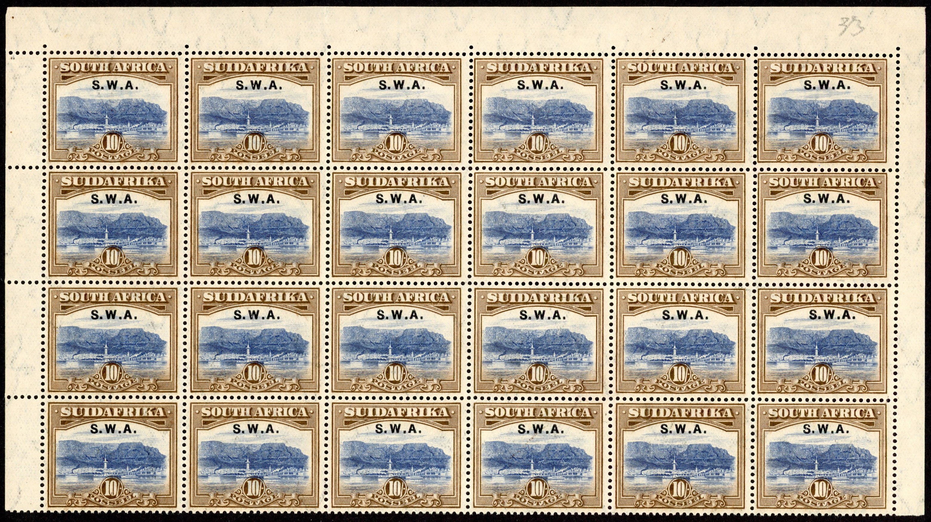 SWA SG 67 block mint
