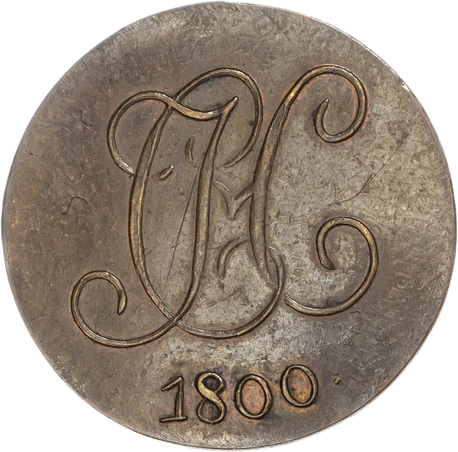 London – Newgate Street, Christ’s Hospital, Halfpenny 1800