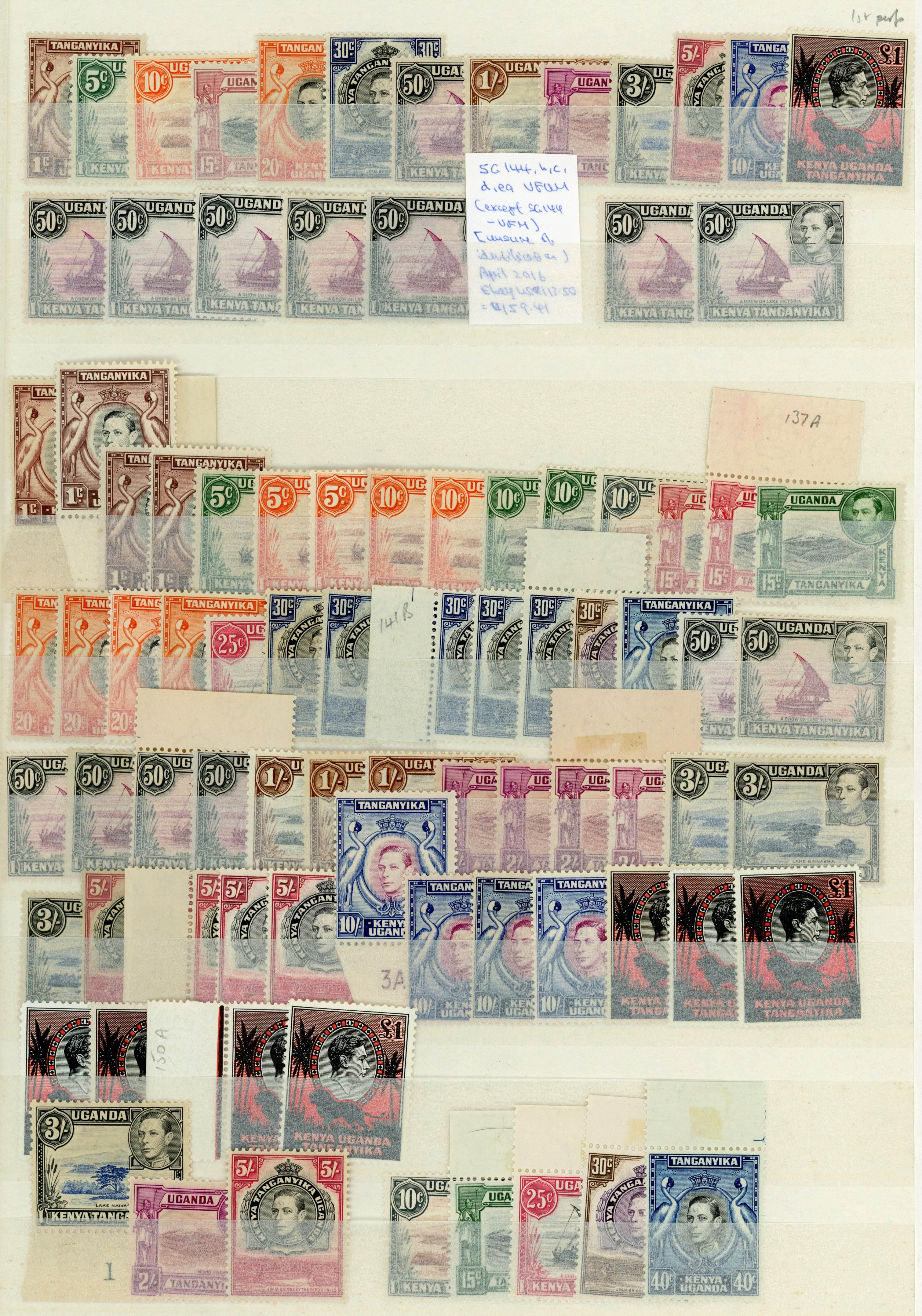 KUT SG 131-150b mint