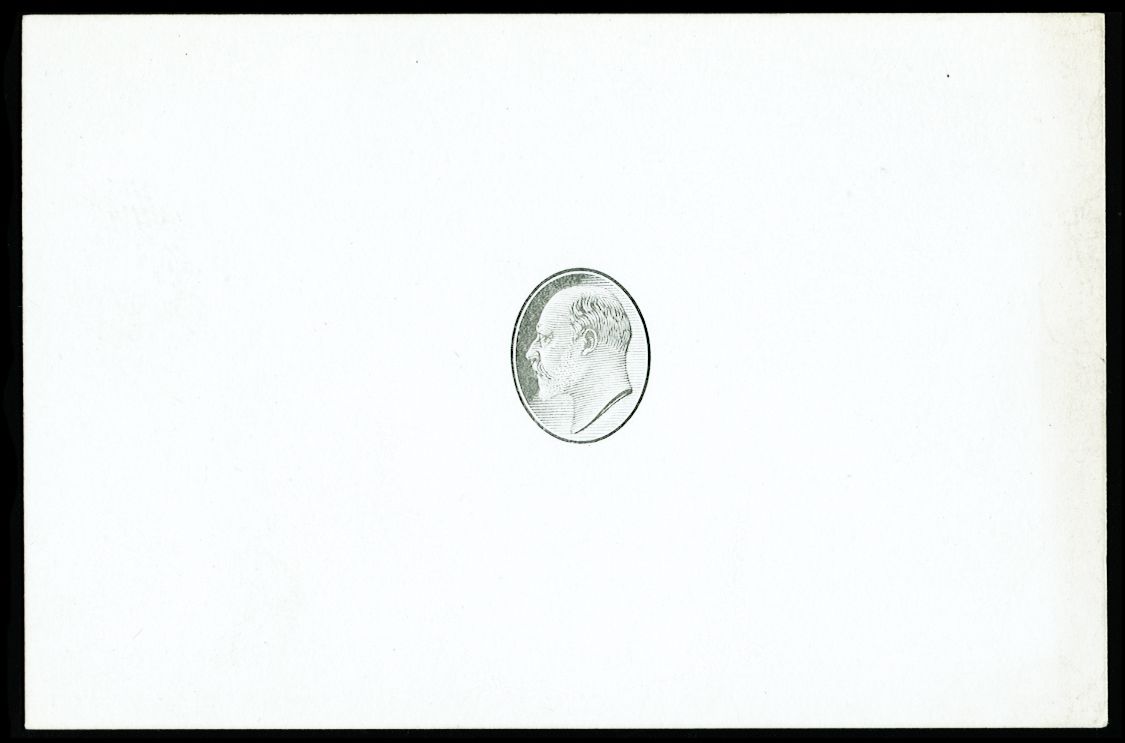 1902 Very fine large head die proof with uncleared surround within an oval frame as per the ½d, 1d, 2½d 6d, 7d 2s6d, 5s,...