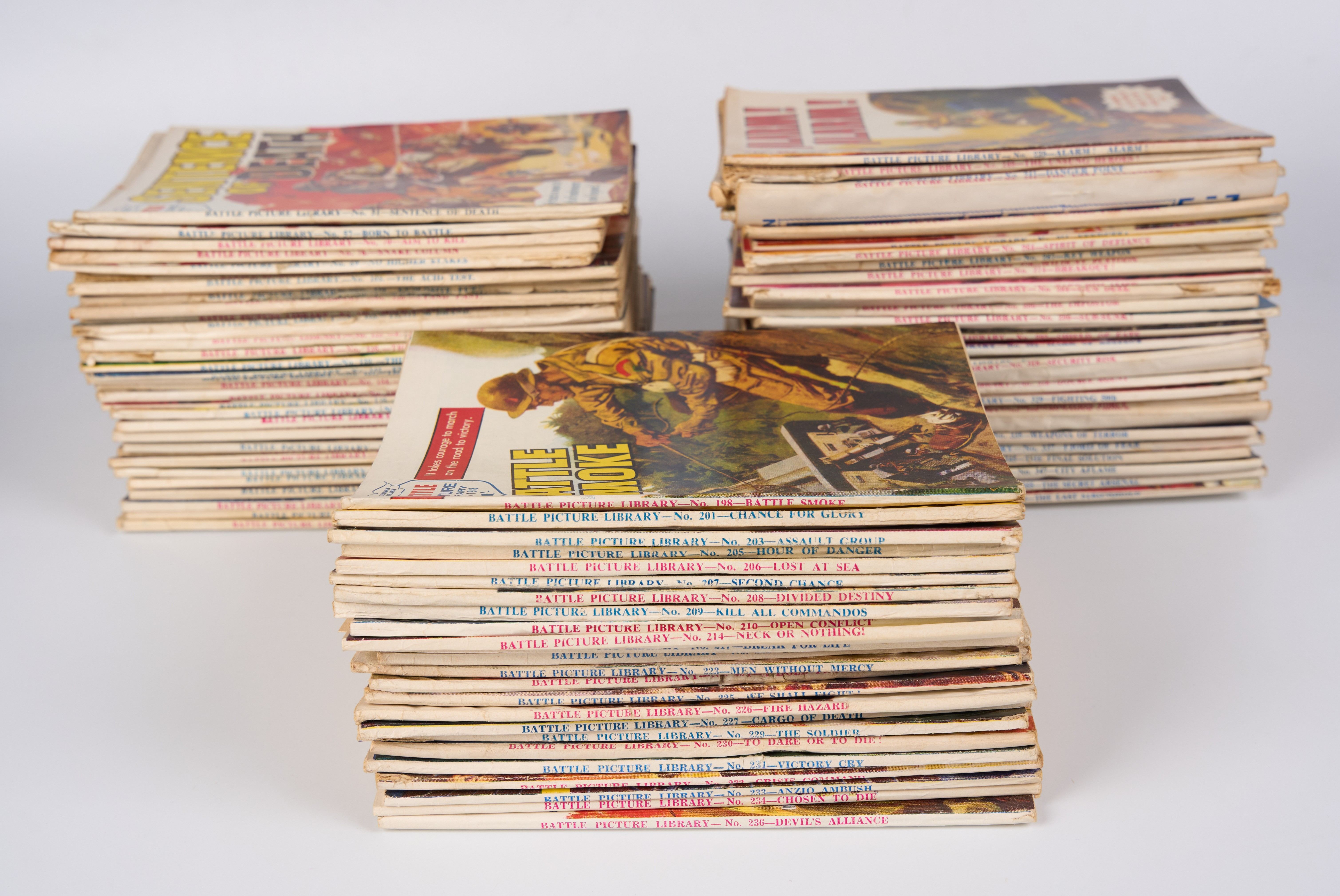 Battle Picture Library Incomplete Run #51-#359 (IPC/Fleetway, 1961-1968) Total 88