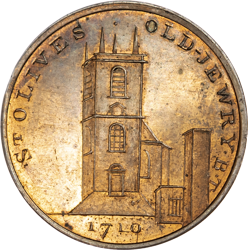 London - Holborn, Paul Skidmore’s ‘London Churches Series’ Halfpenny