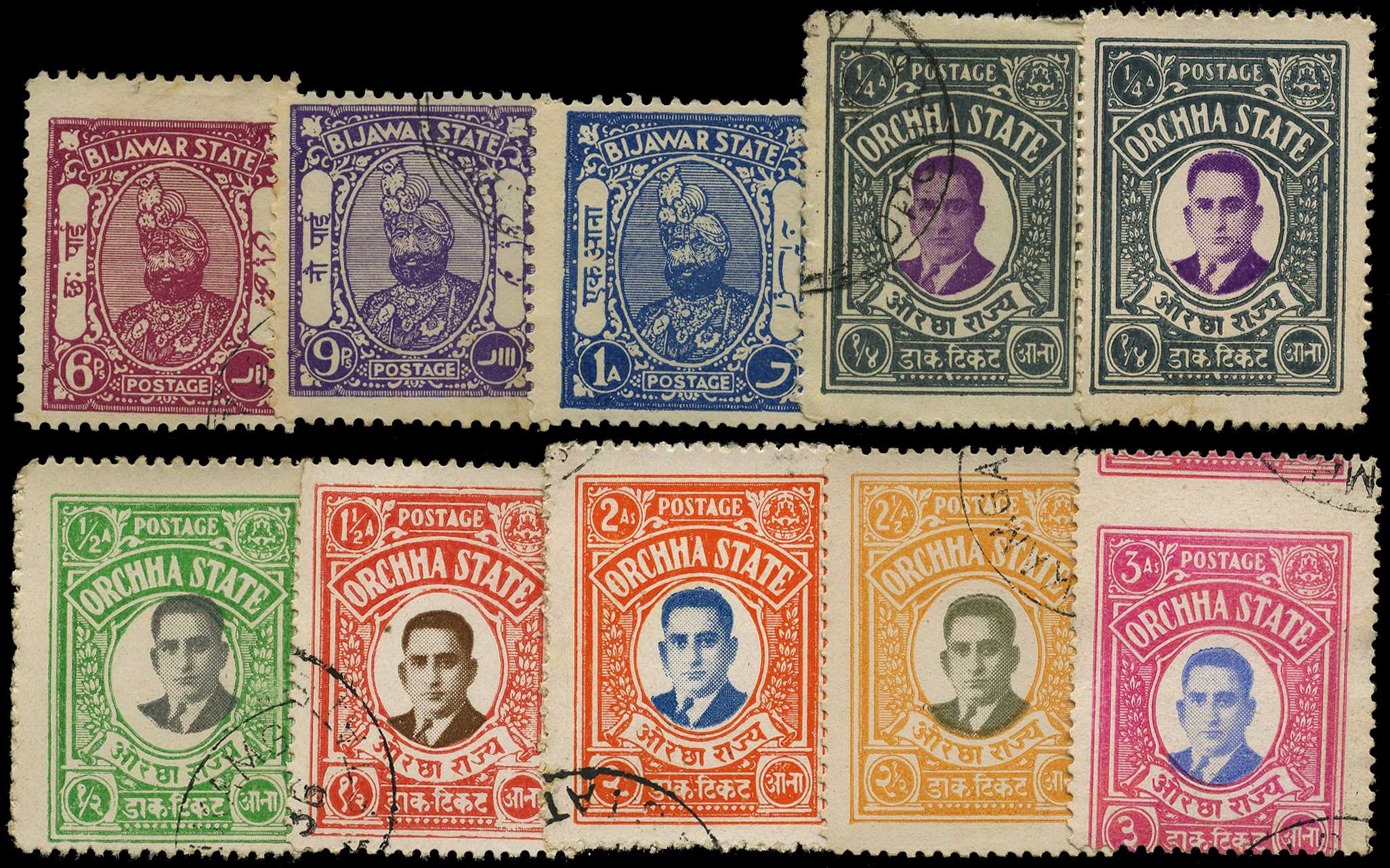 INDIAN STATES 1905-1936 mint and used...