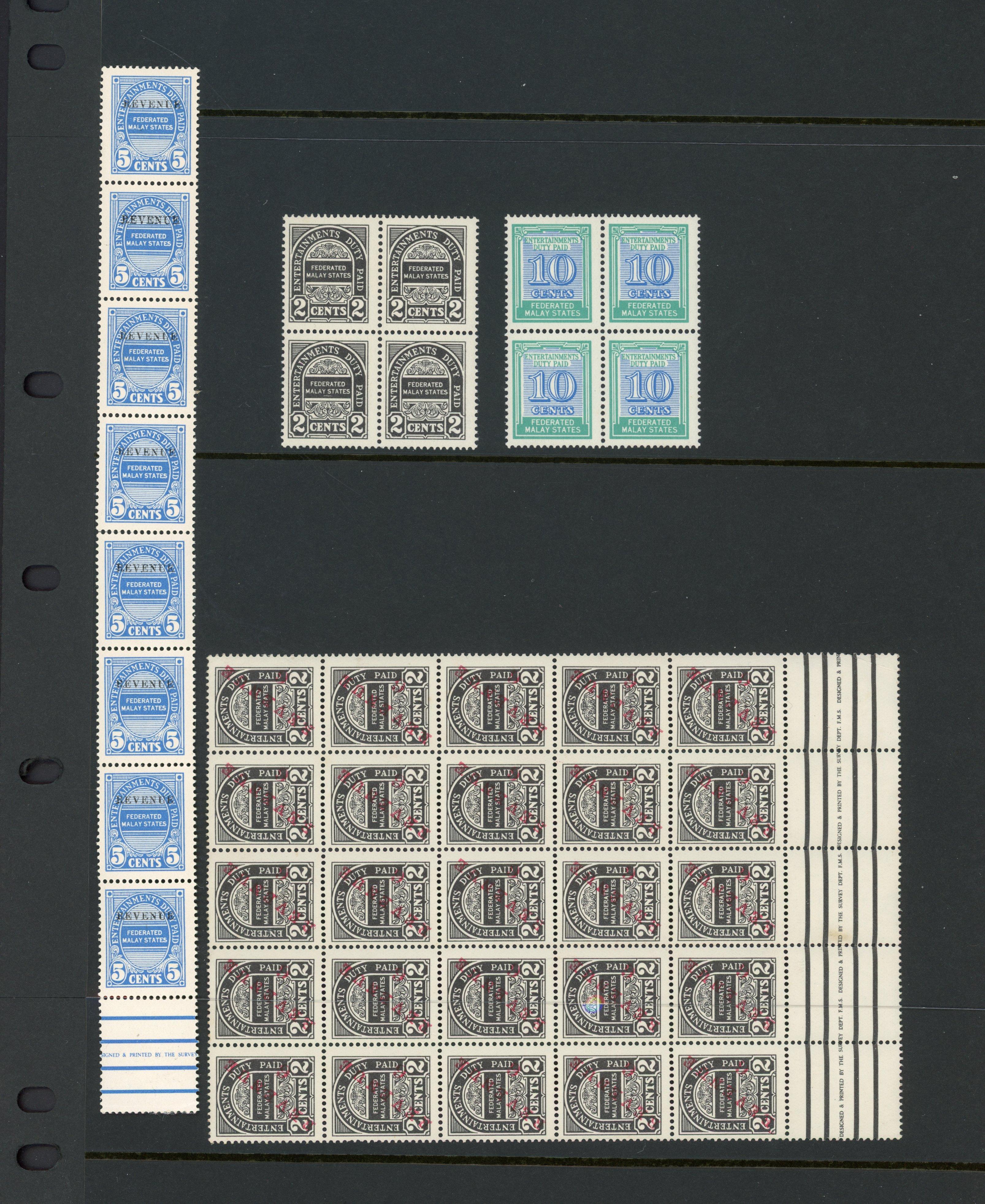 FMS Entertainments Duty group including Revenue overprints