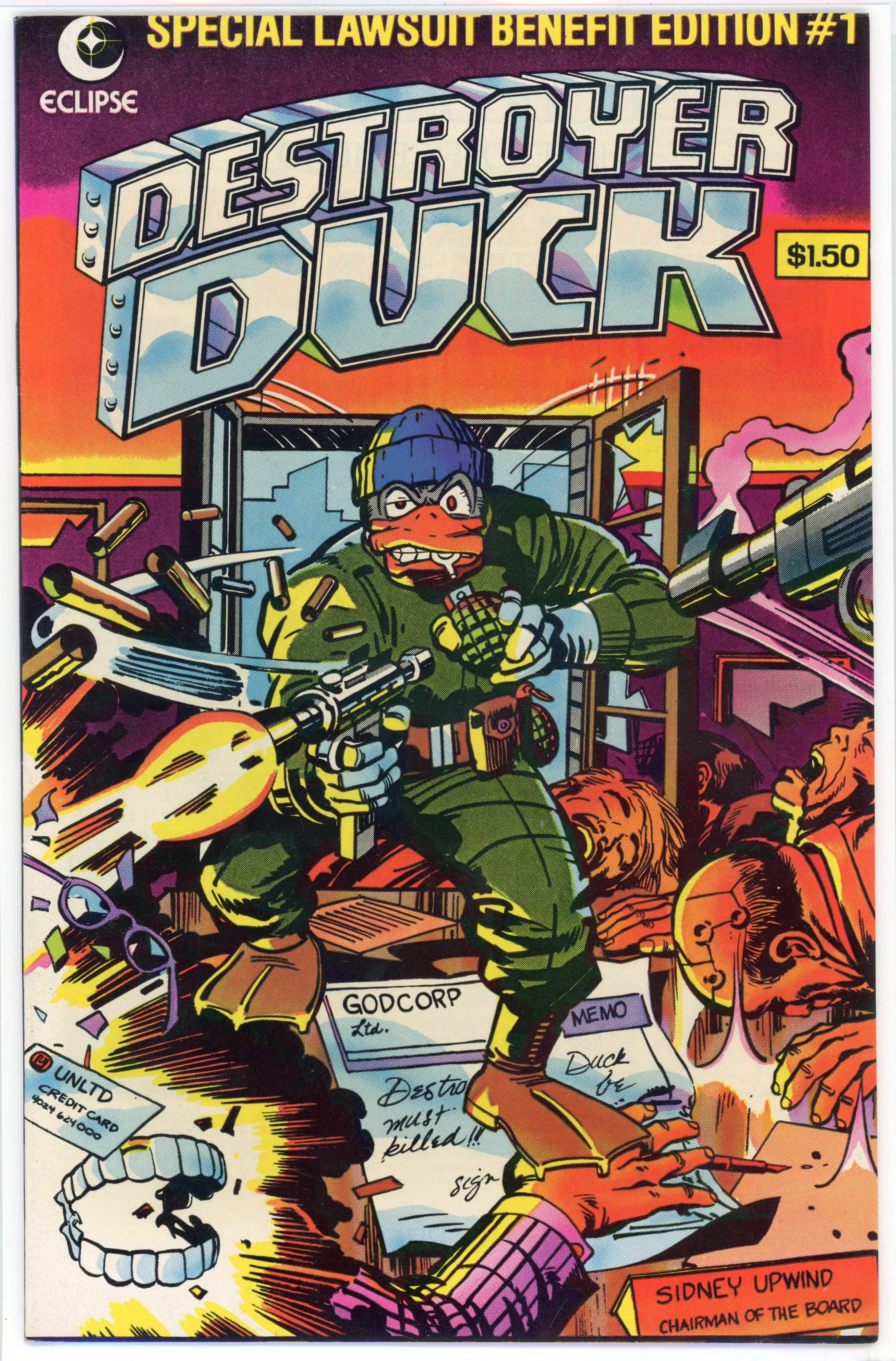 Destroyer Duck #1 (Marvel Comics, 1981) First appearance of Groo the Wanderer